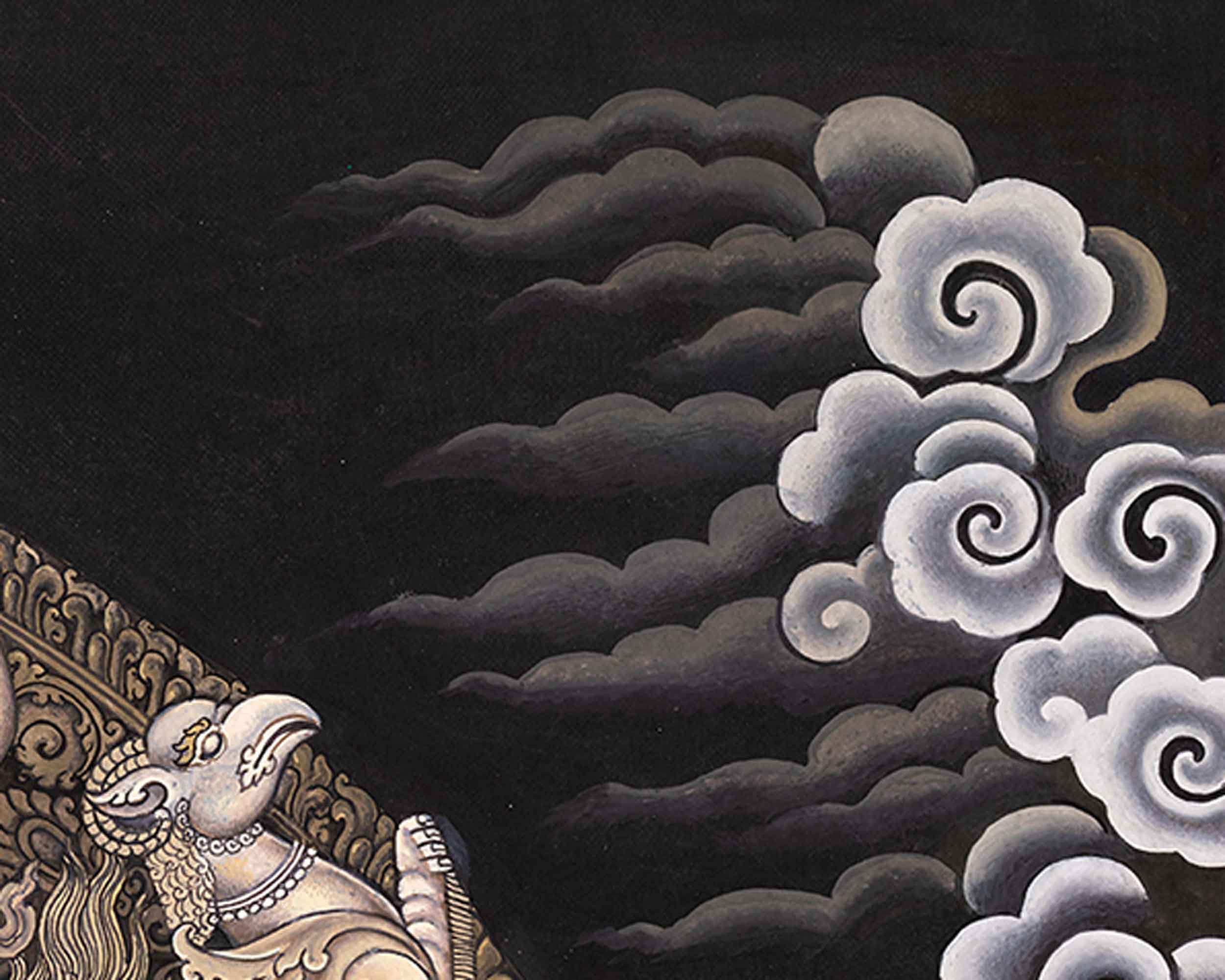 Green Tara Thangka Print| Digital Print | Newari Art