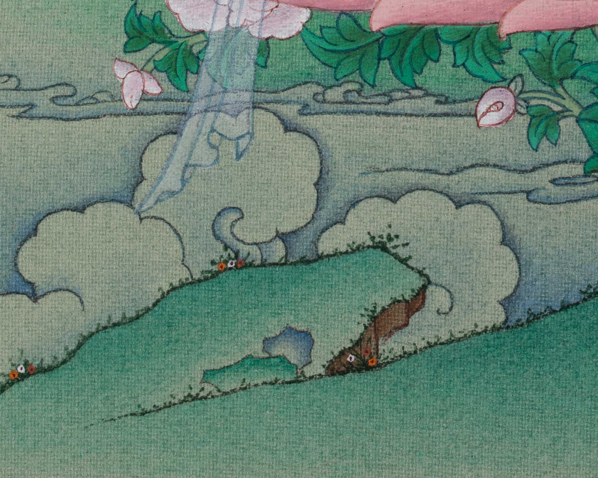 Manjushri Tibetan Art | Bodhisattva Of Supreme Wisdom