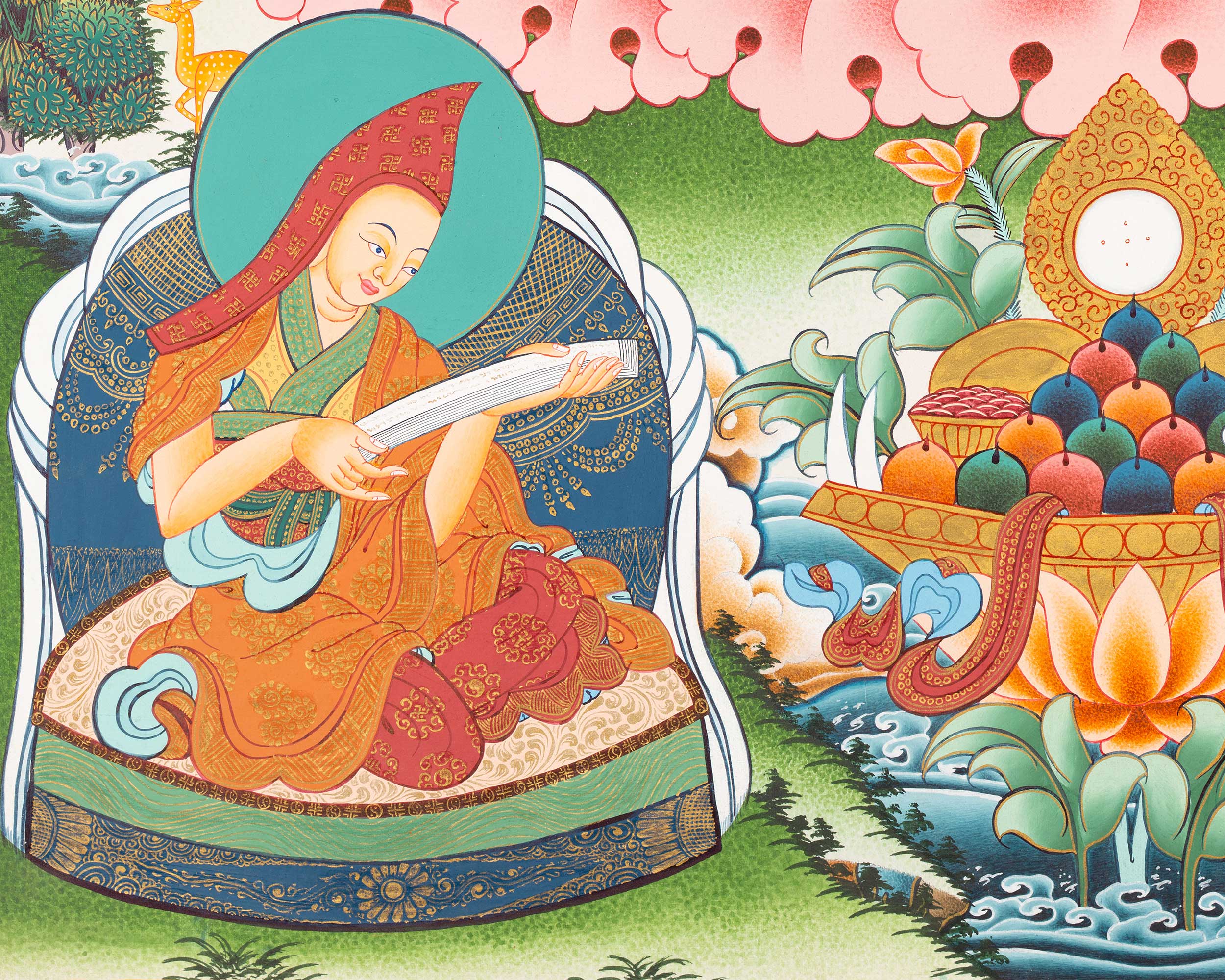Thangka of Tsongkhapa | Founder of the Gelug Tradition