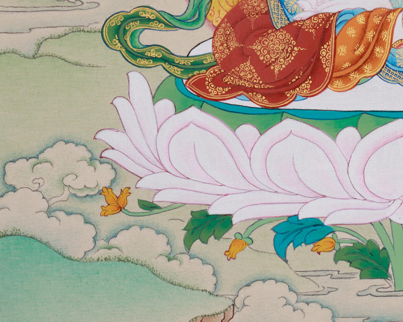 Tibetan Dorje Sempa (Vajrasattva) Thangka