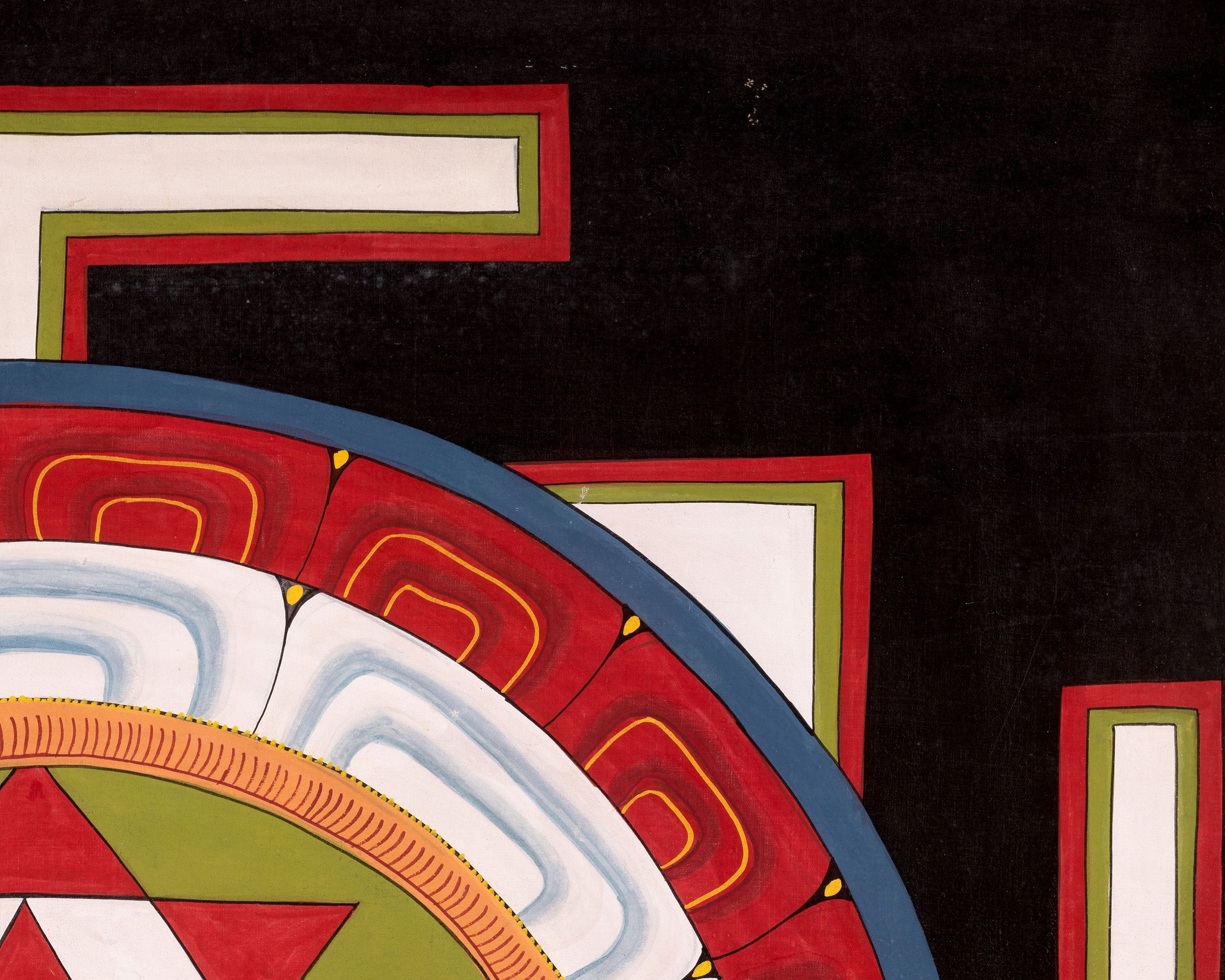 Shree Yantra Mandala Thangka | Meditation Artwork