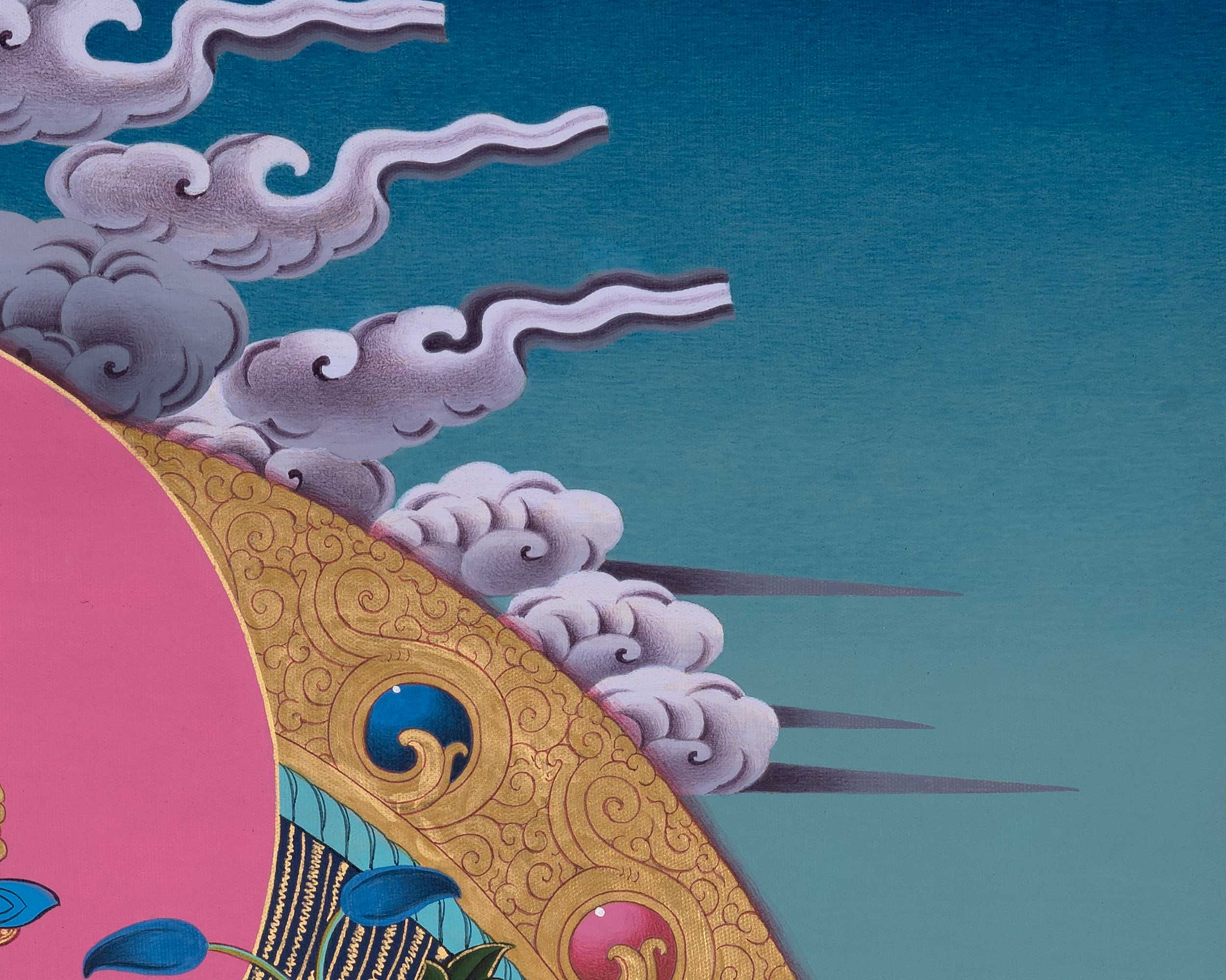 Female Bodhisattva Tara | Green Tara Thangka | Wall Decoration Art