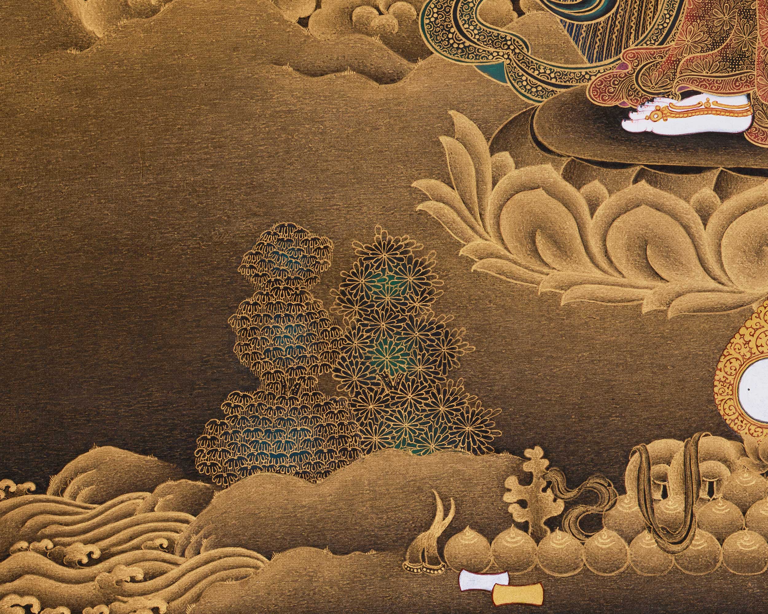 Thousand-Armed Chenrezig Canvas Print | Giclee Artwork of Compassion