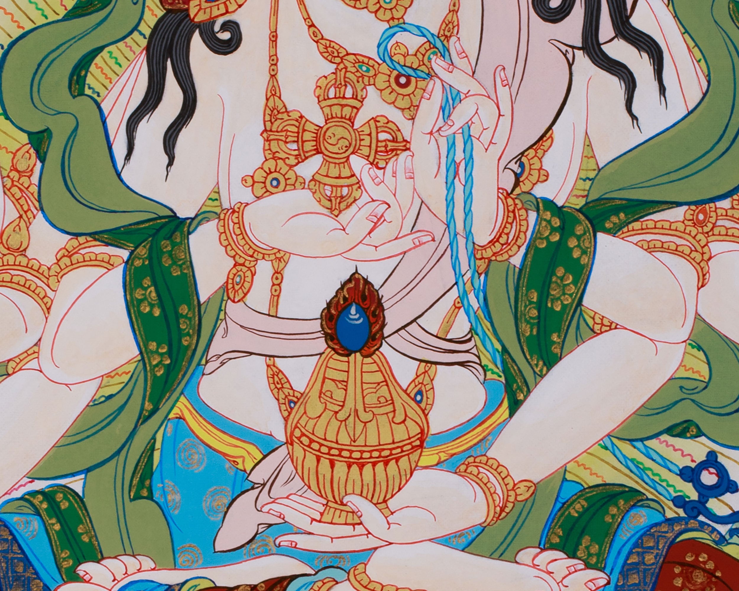 Ushnisha Vijaya, Namgyalma Thangka | Longevity & Purification Art