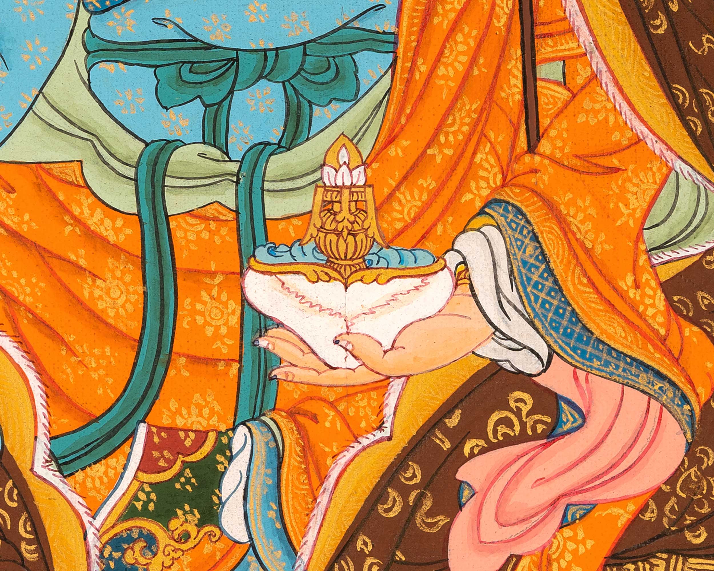 Small Guru Rinpoche Thangka