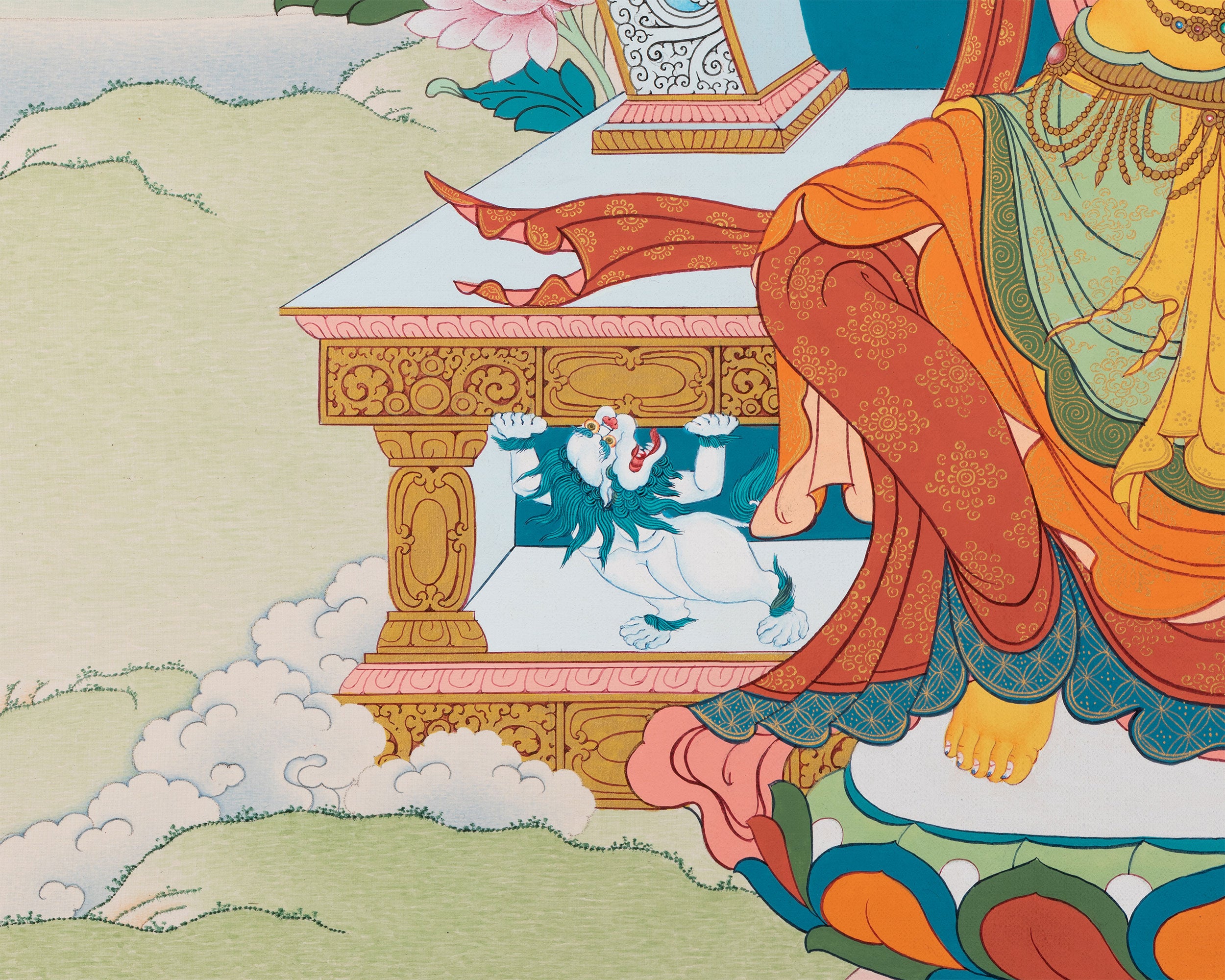 Maitreya Buddha Print | Future Buddha of Loving Kindness | Canvas Print