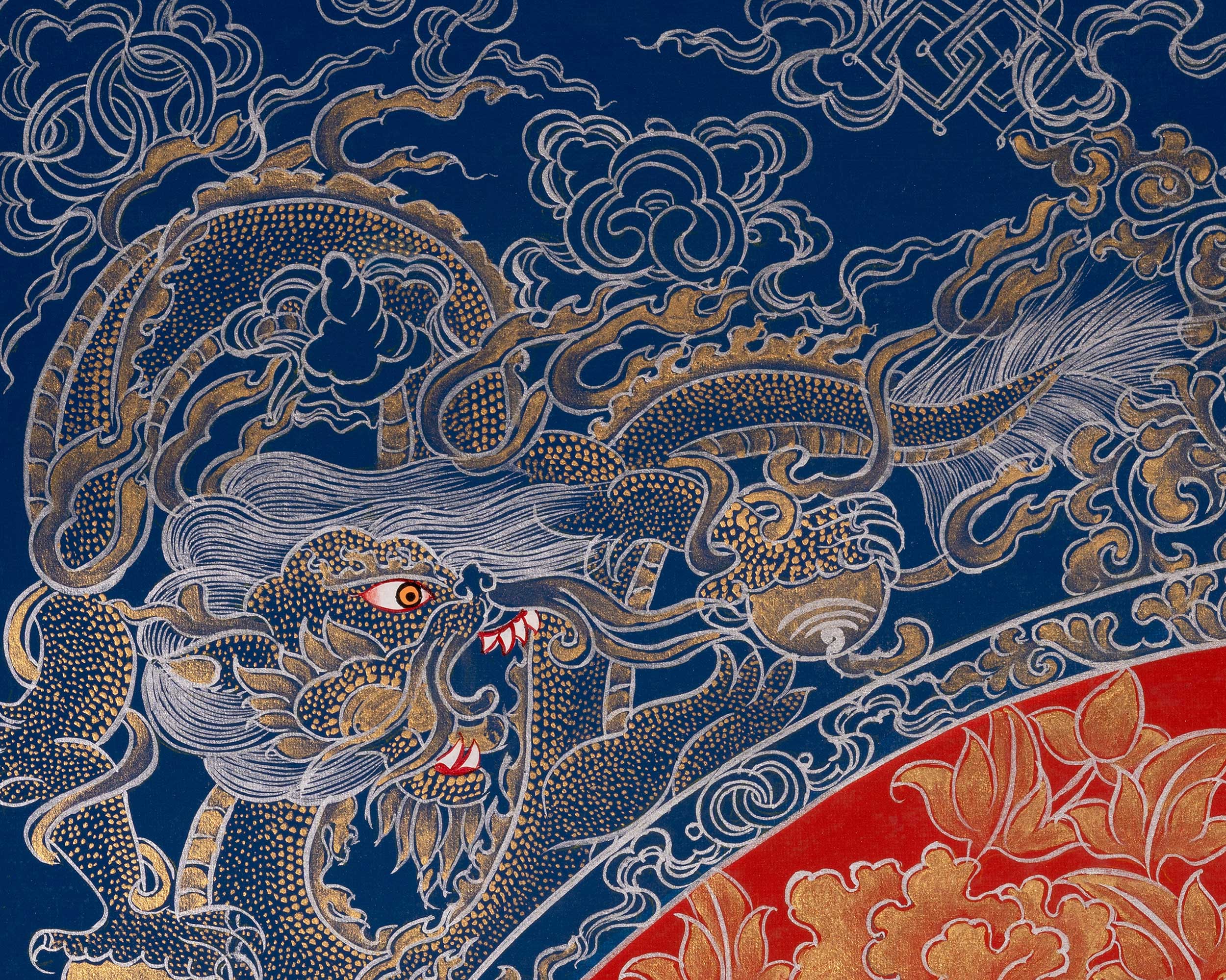 Bodhisattva Manjushree Thangka | Religious Art | Buddhist Gifts
