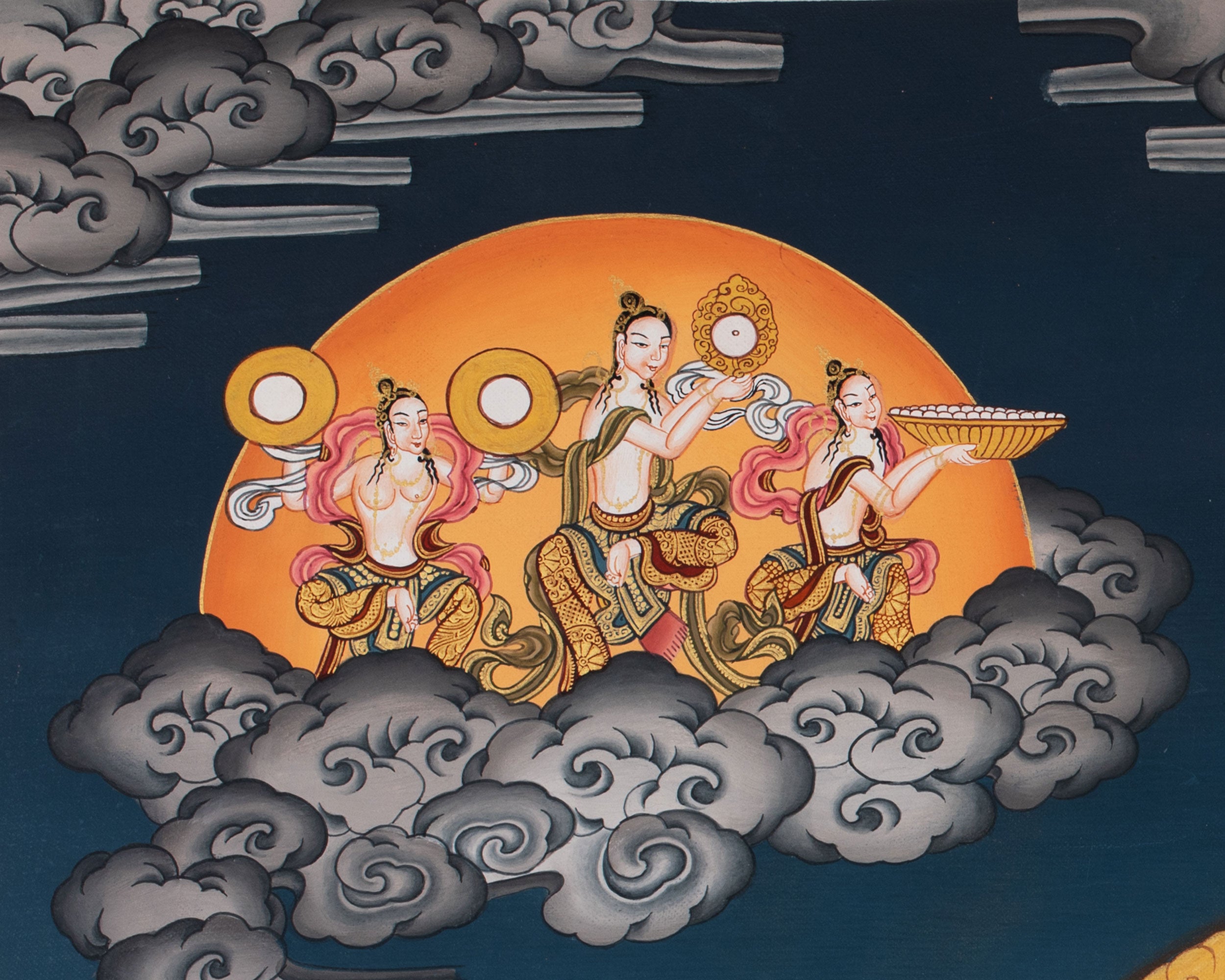 Large Arya Tara Tibetan Thangka | Mother Of Compassion And Wisdom