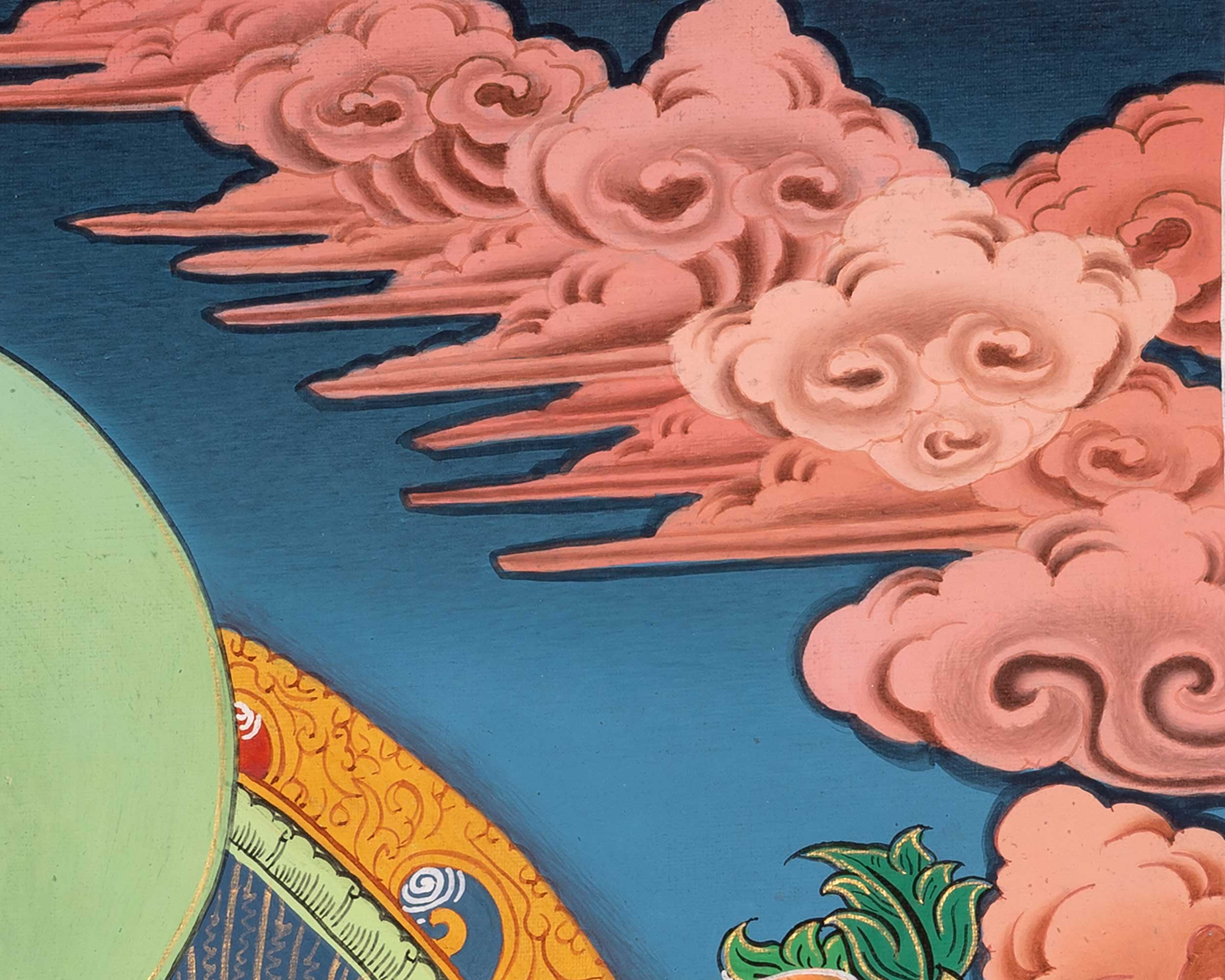 Shakyamuni Buddha Thangka | Buddhist Traditional Paint | Wall Decors