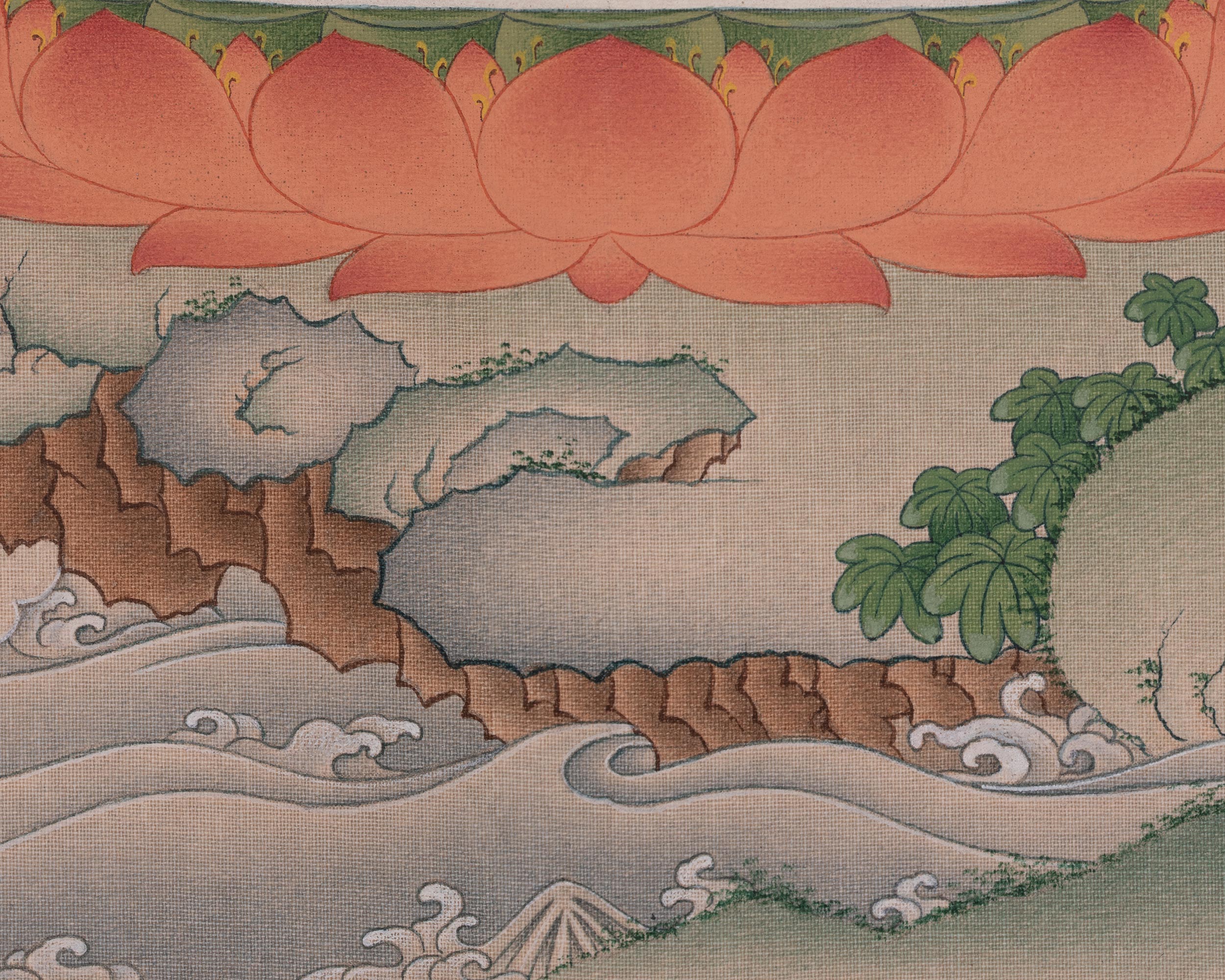 Medicine Buddha Spiritual Art | The Revered Buddha of Healing, Compassion, and Medicine