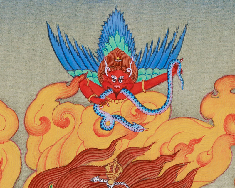 Yidam Vajrakilaya | Wrathful Deity Painting