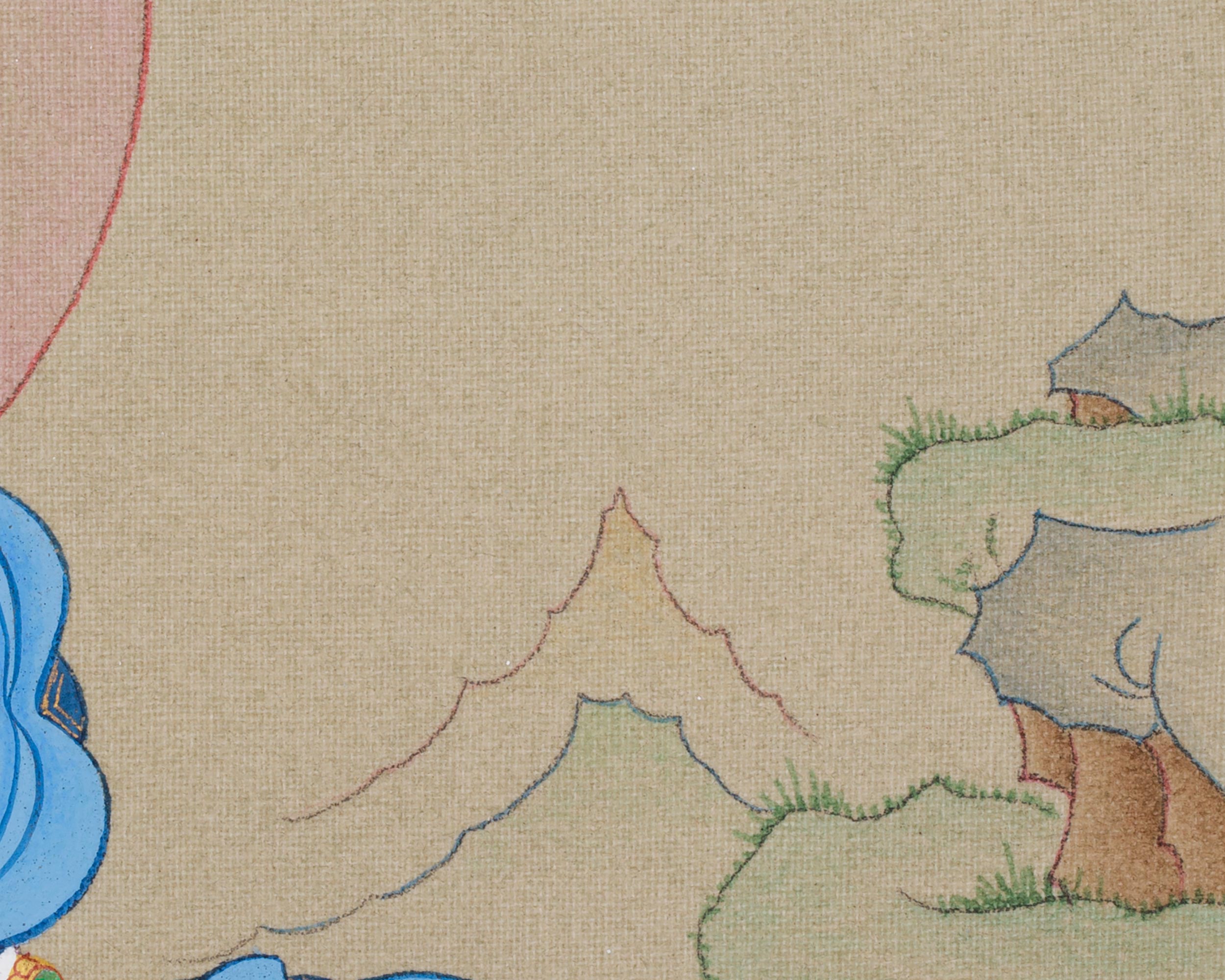 Divine Purifier Deity Vajrasattva Thangka | Dorje Sempa Art