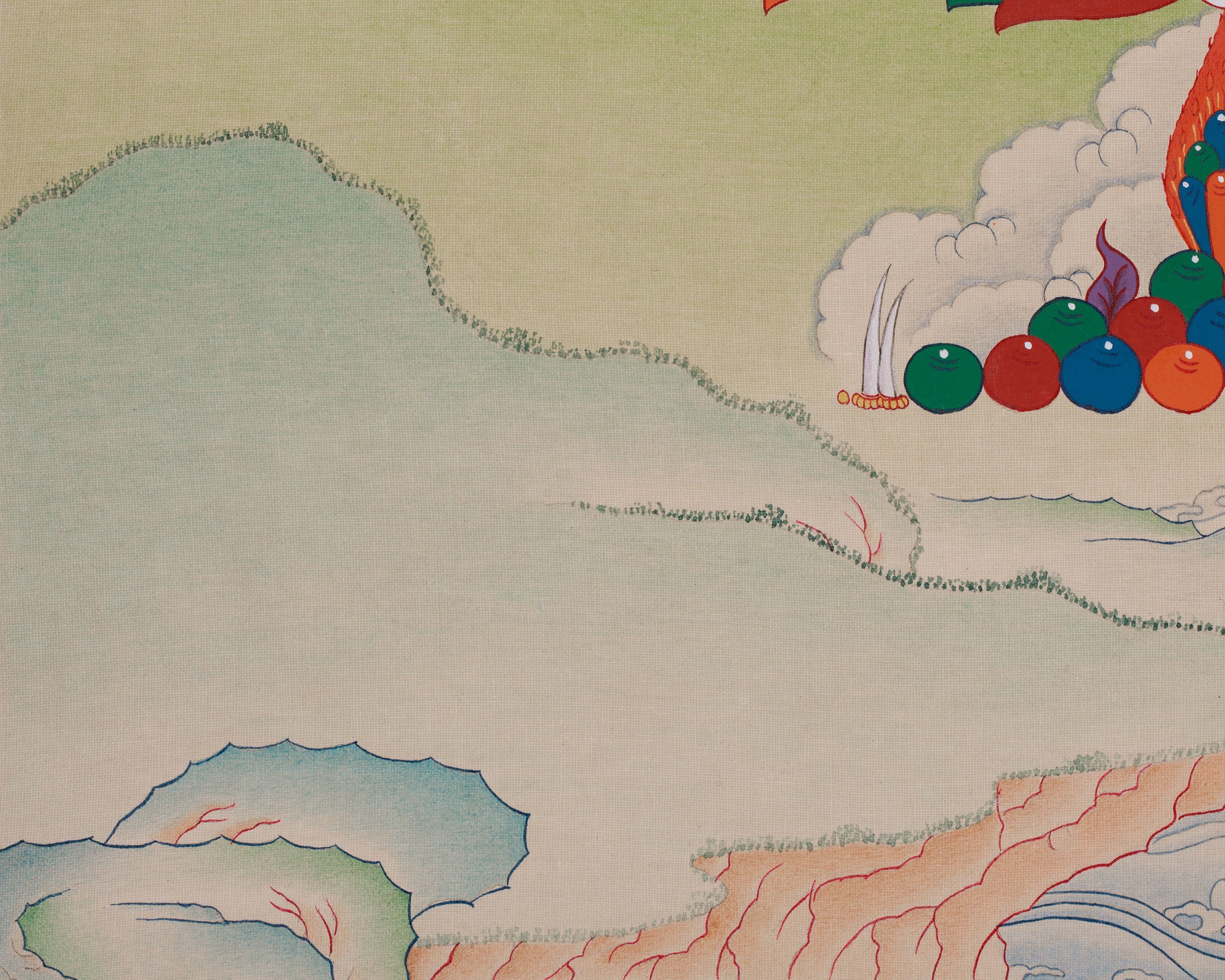 Himalayan Four-Armed Chenrezig Thangka | Protector of All Beings