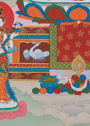 Red Buddha Amitabha | Symbol of Infinite Light and Compassion