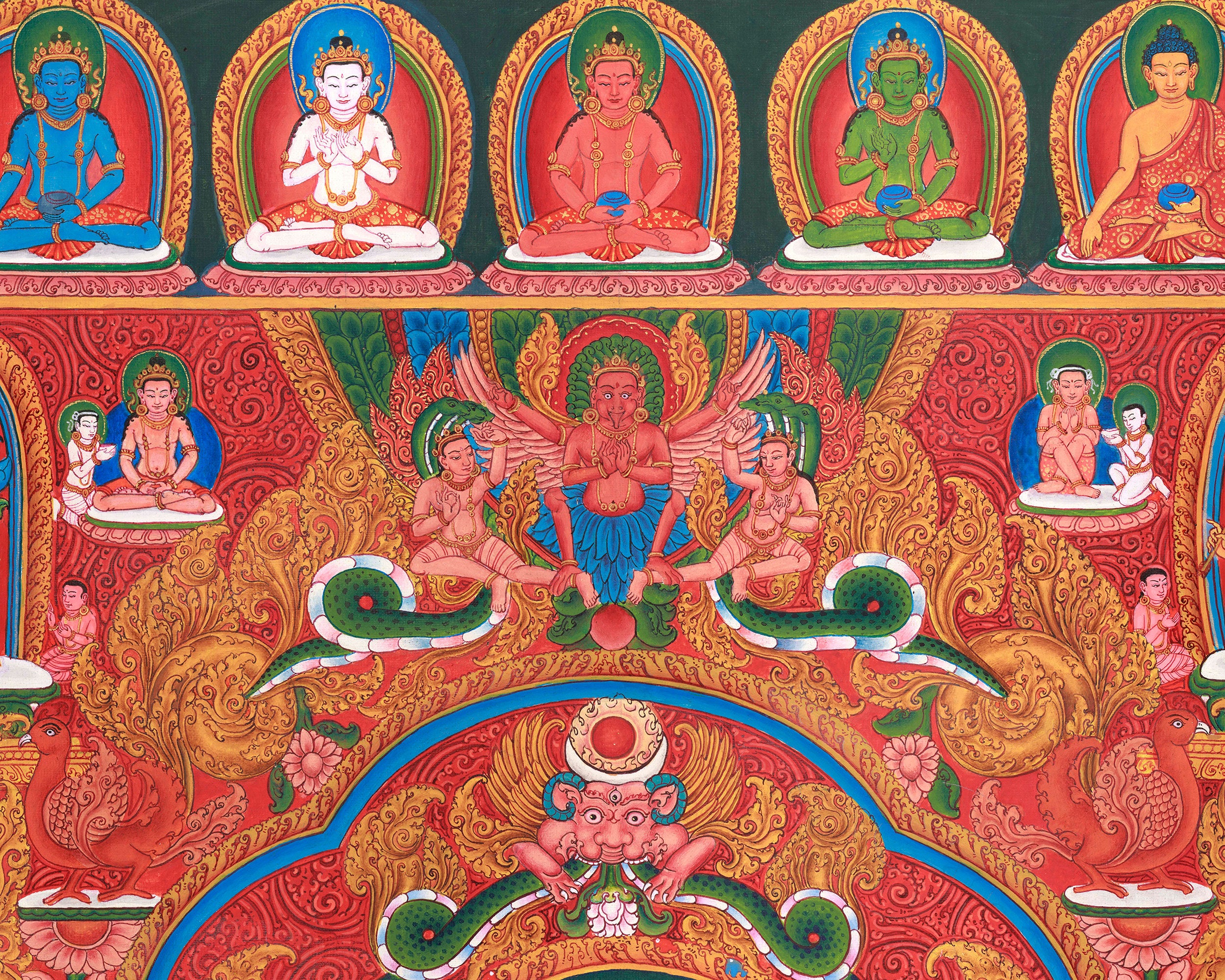 Healing Mother Tara, White Dolma Painting | A Masterpiece of Paubha Art