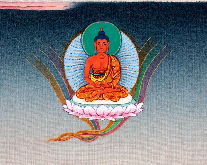 Cundi Thangka Print's Graceful Presence | Embodiment of Compassion and Wisdom