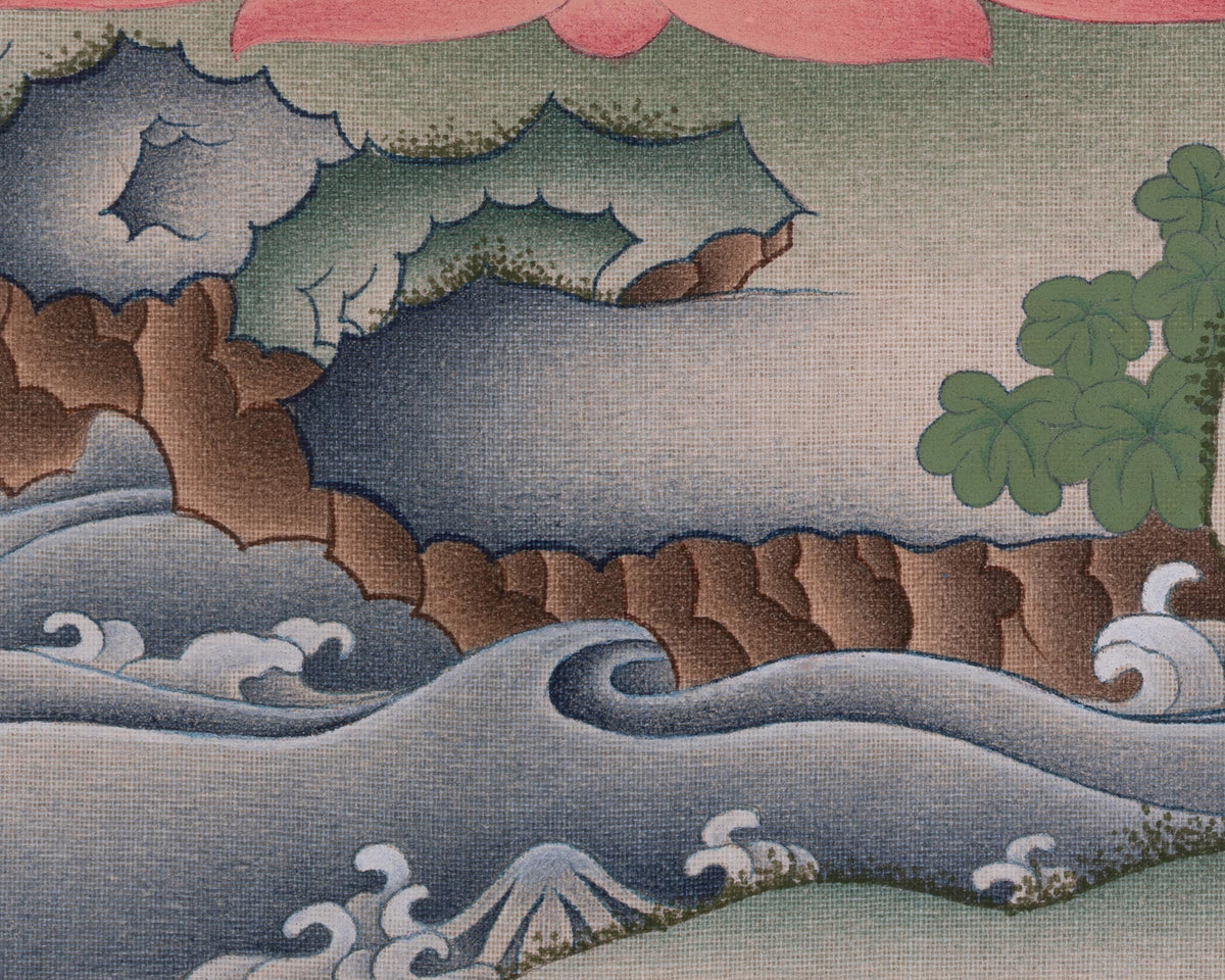 Bhaisajyaguru Art | Medicine Buddha Thangka | Enlightened Master of Healing