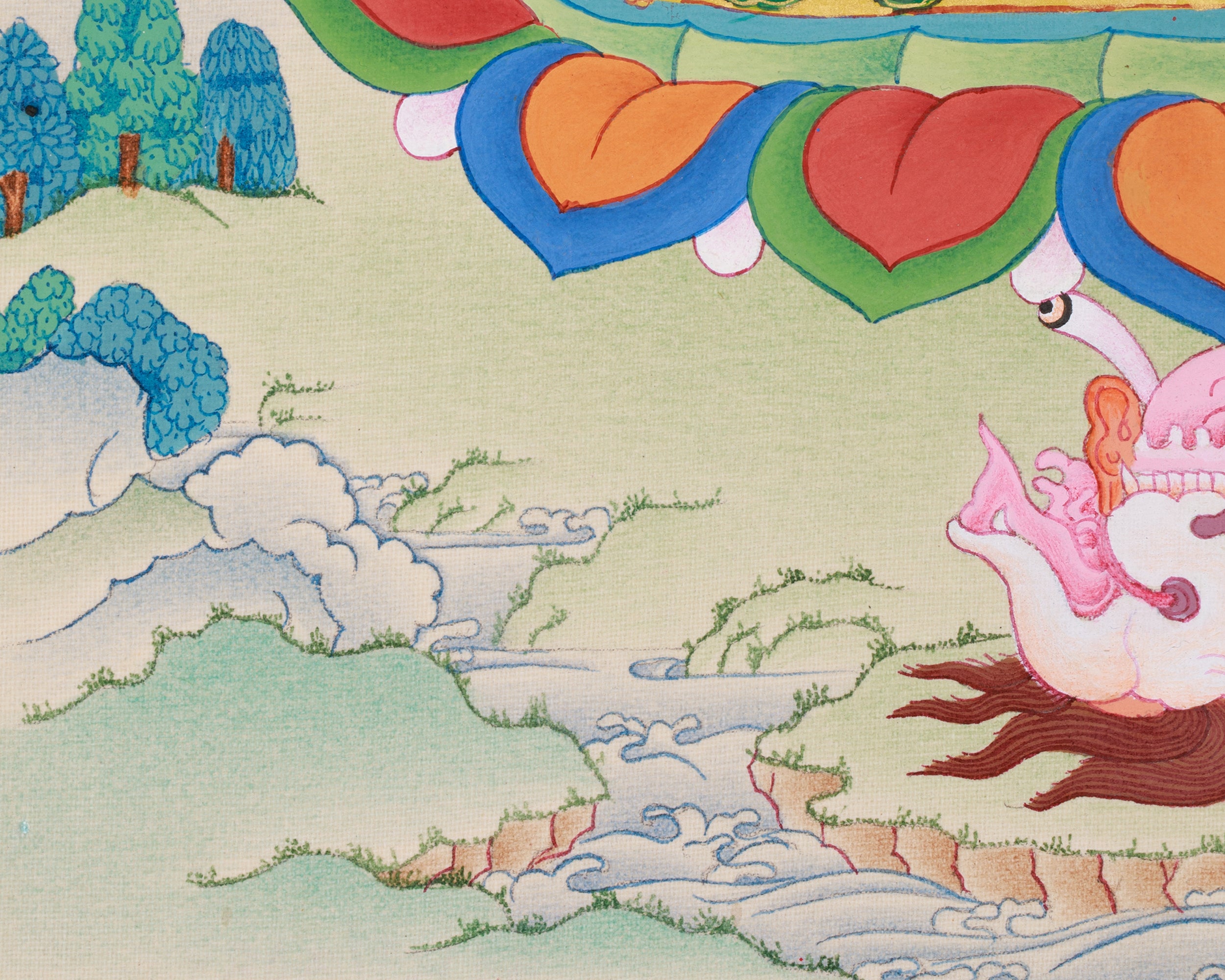 Tibetan Chakrasamvara Thangka | Deity of Enlightened Union & Transformative Energy