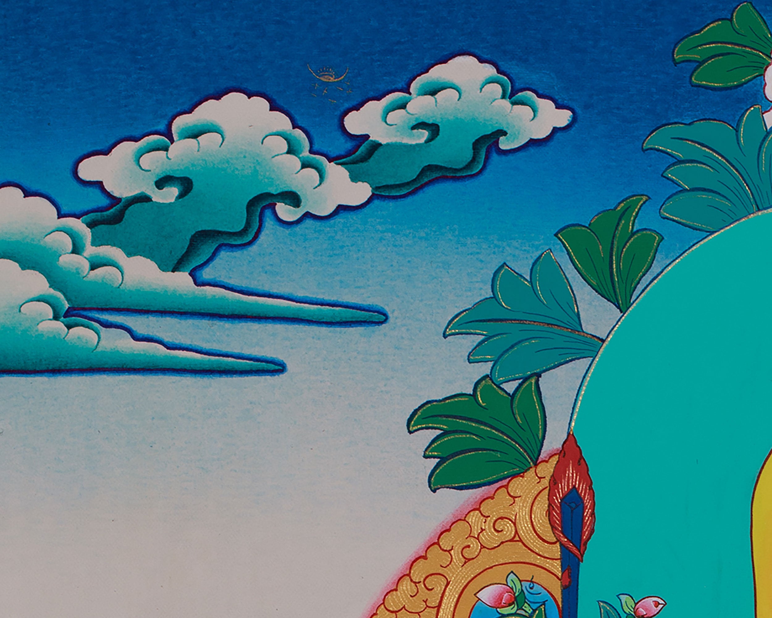 Tsongkhapa Lobzang Drakpa Thangka | Tibetan Buddhist Master