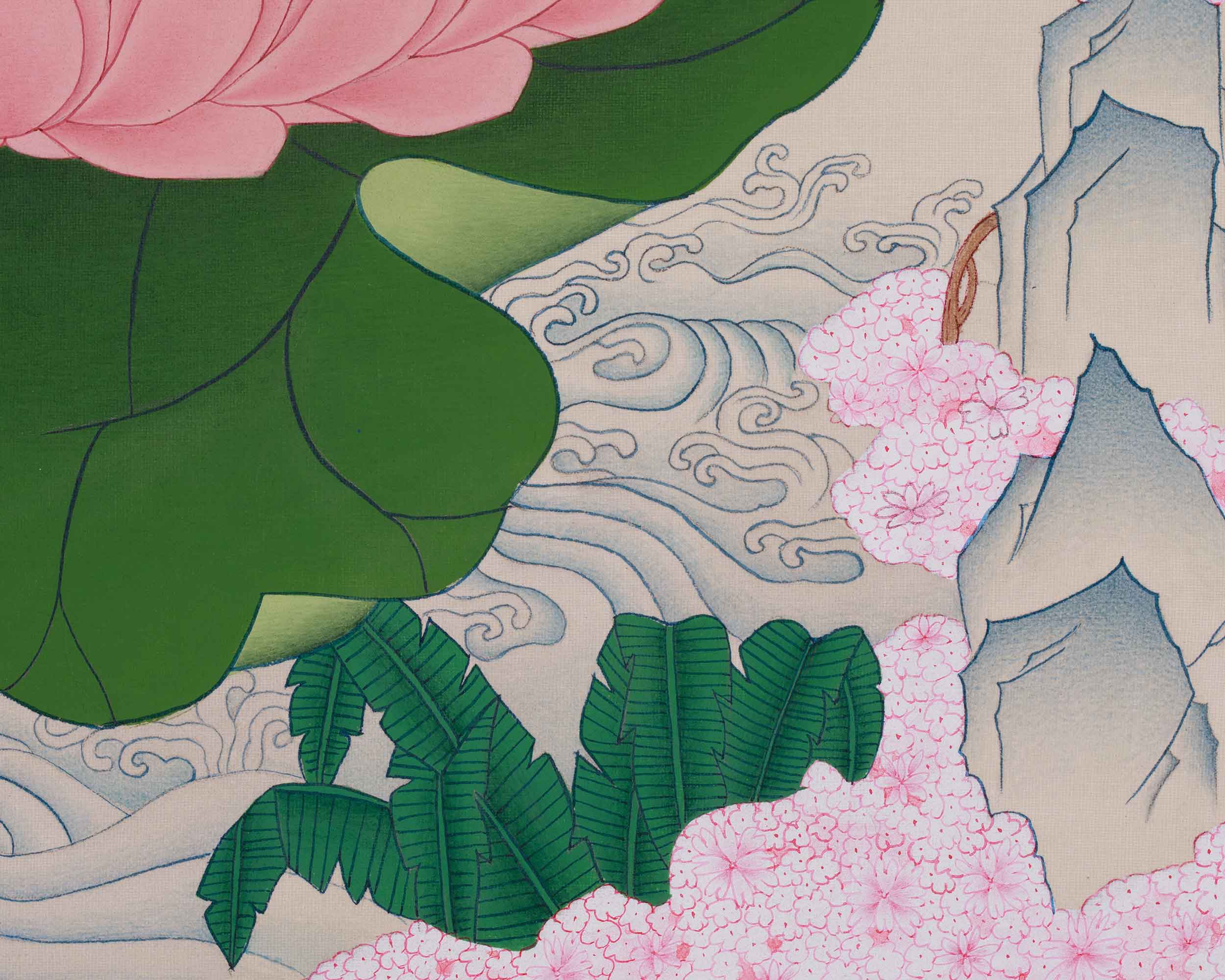 White Tara Longevity Thangka | Symbol of Healing