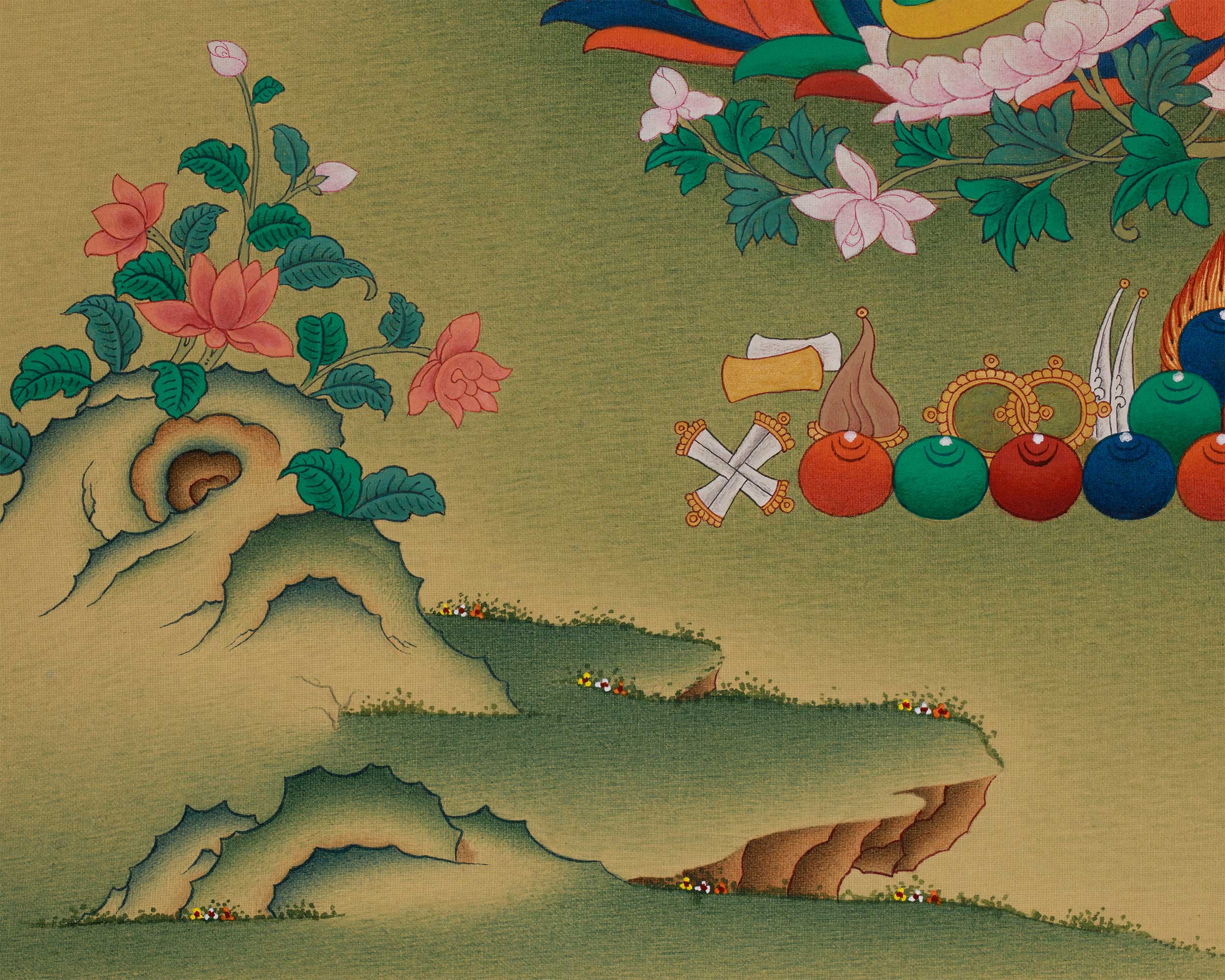 Mother of Liberation, Green Tara Thangka | A Divine Expression of Swift Compassion