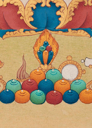 Namo Amitabha's Blessings In Thangka Painting | Buddha of Infinite Light | Inspiring Devotion in Art