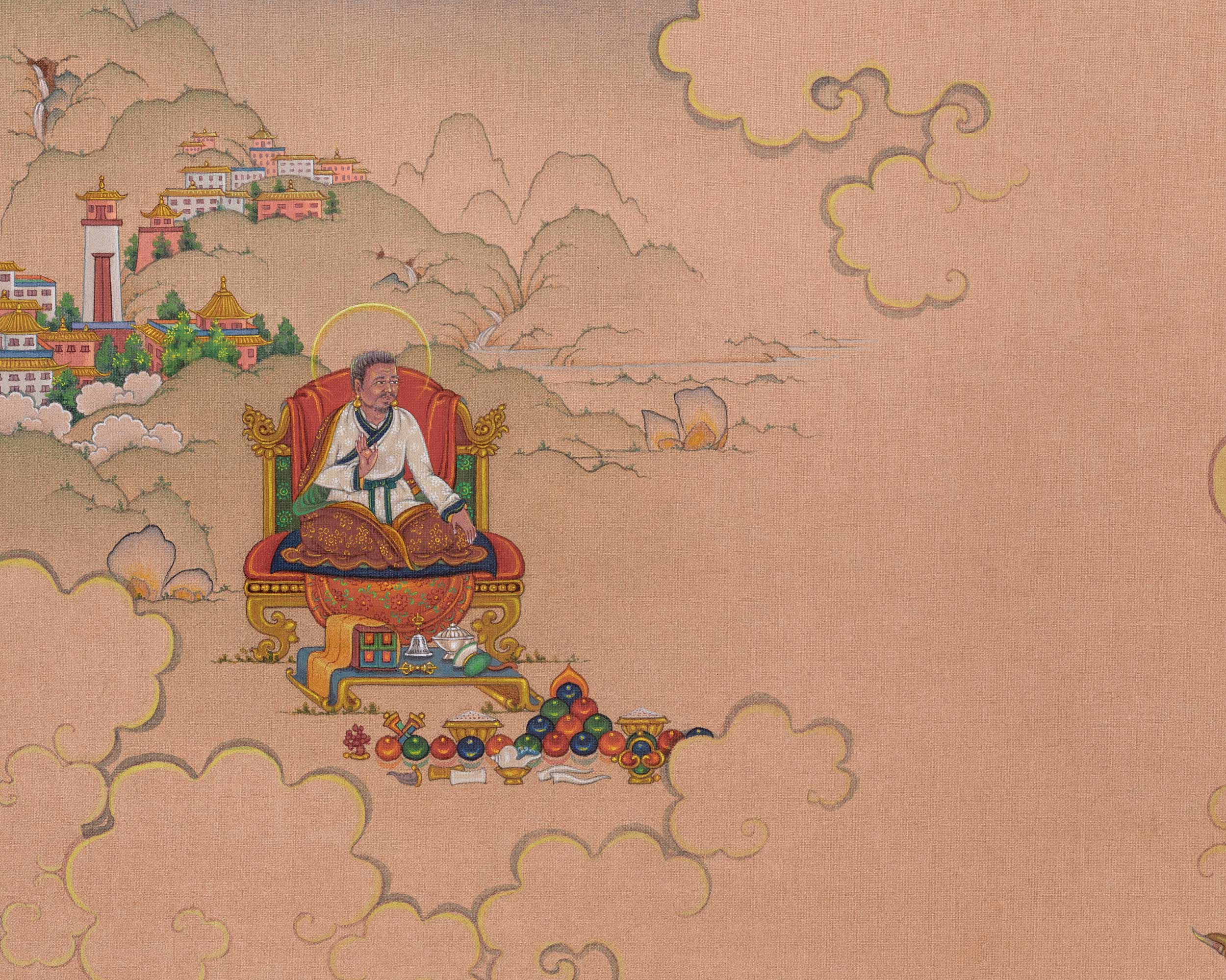 Milarepa Tibetan Art | Himalayan Master of Meditation and Enlightenment | Home Decor