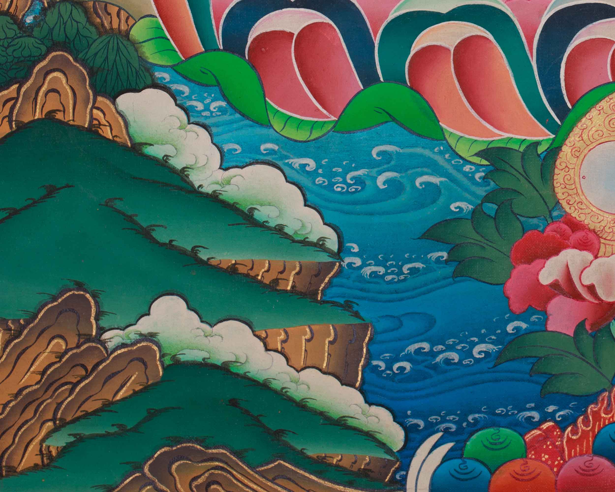 Vajrasattva Shakti Thangka | Embodying the Divine Masculine and Feminine Energy