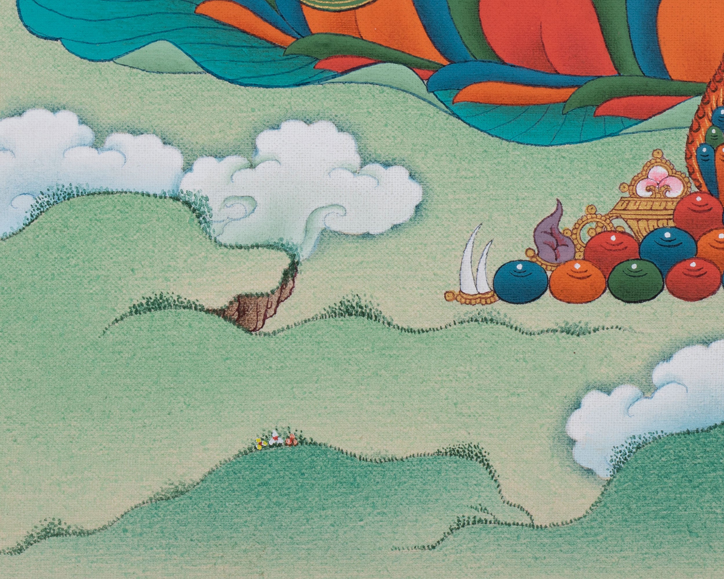Akasagarbha Print | Bodhisattva of Wisdom and Space