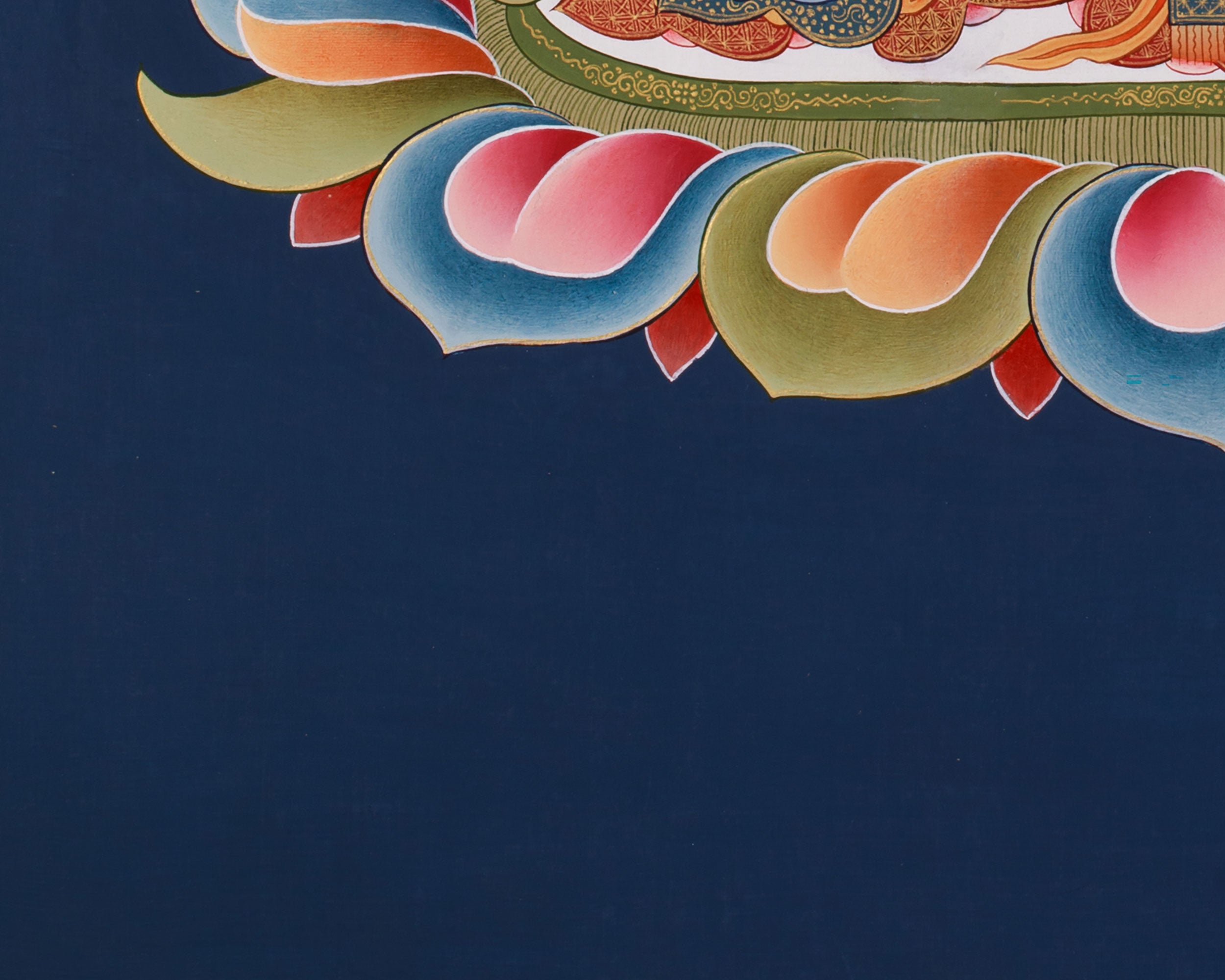 White Tara Blessing Thangka | Sacred Goddess of Healing & Longevity