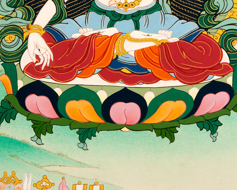 Embrace Inner Peace With White Tara | Discover Peace and Healing Through Thangka Art