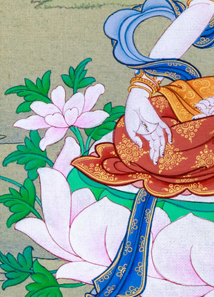 High Quality White Tara Thangka