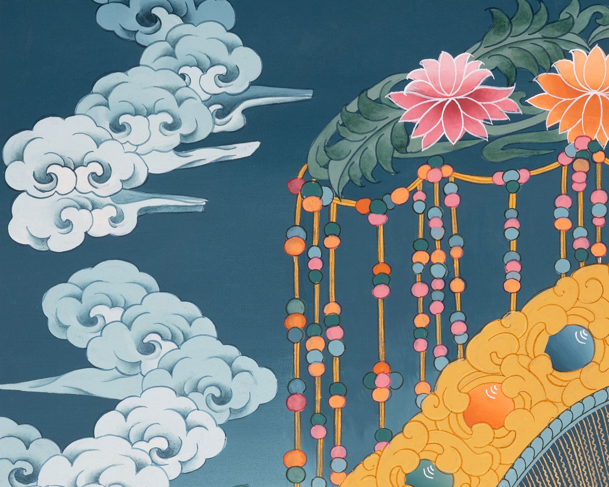 1000 Armed Avalokitsevara | Religious Buddhist Thangka | Wall Decors