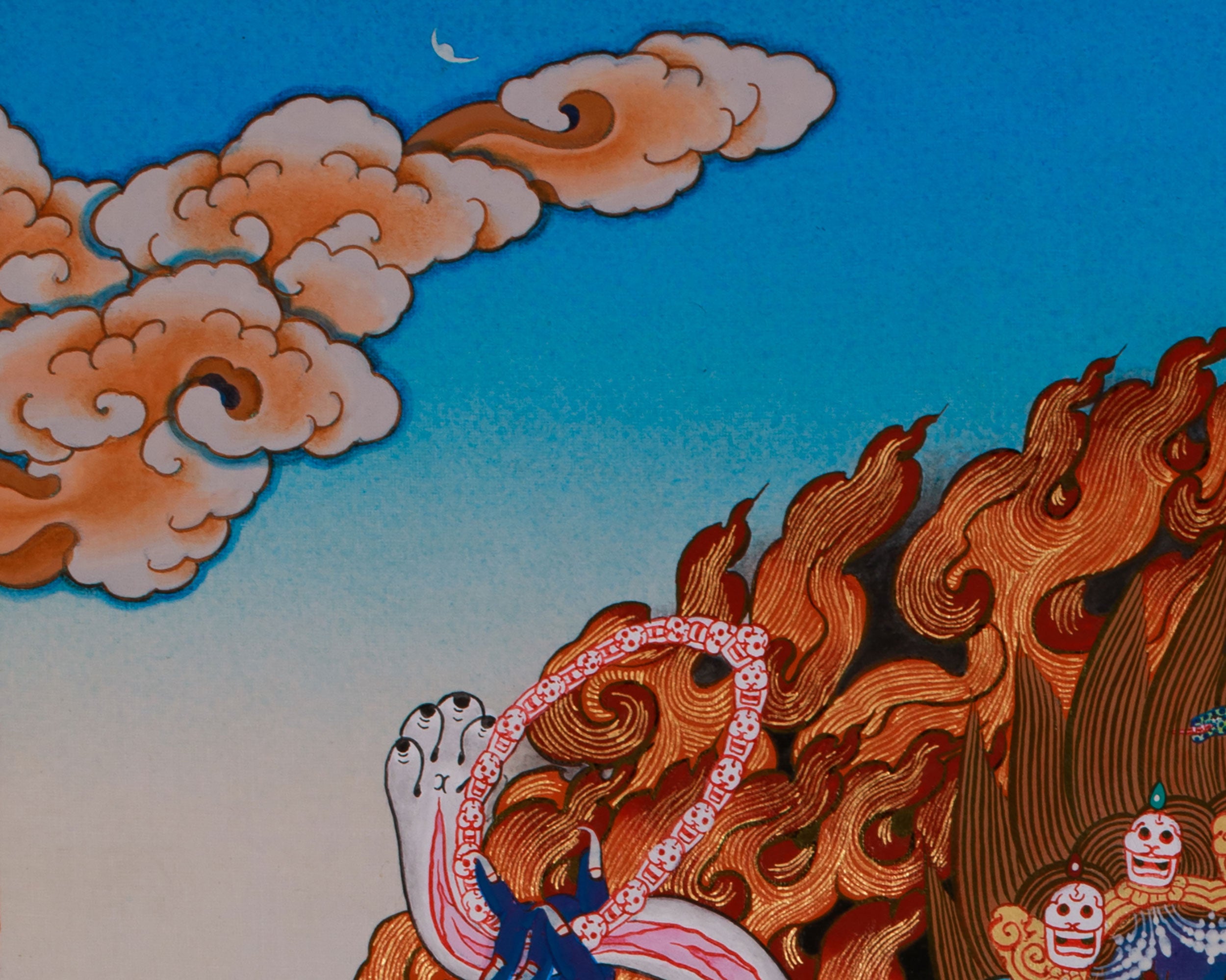 Six Arm Mahakala Thangka | Wrathful Manifestation of The Buddha