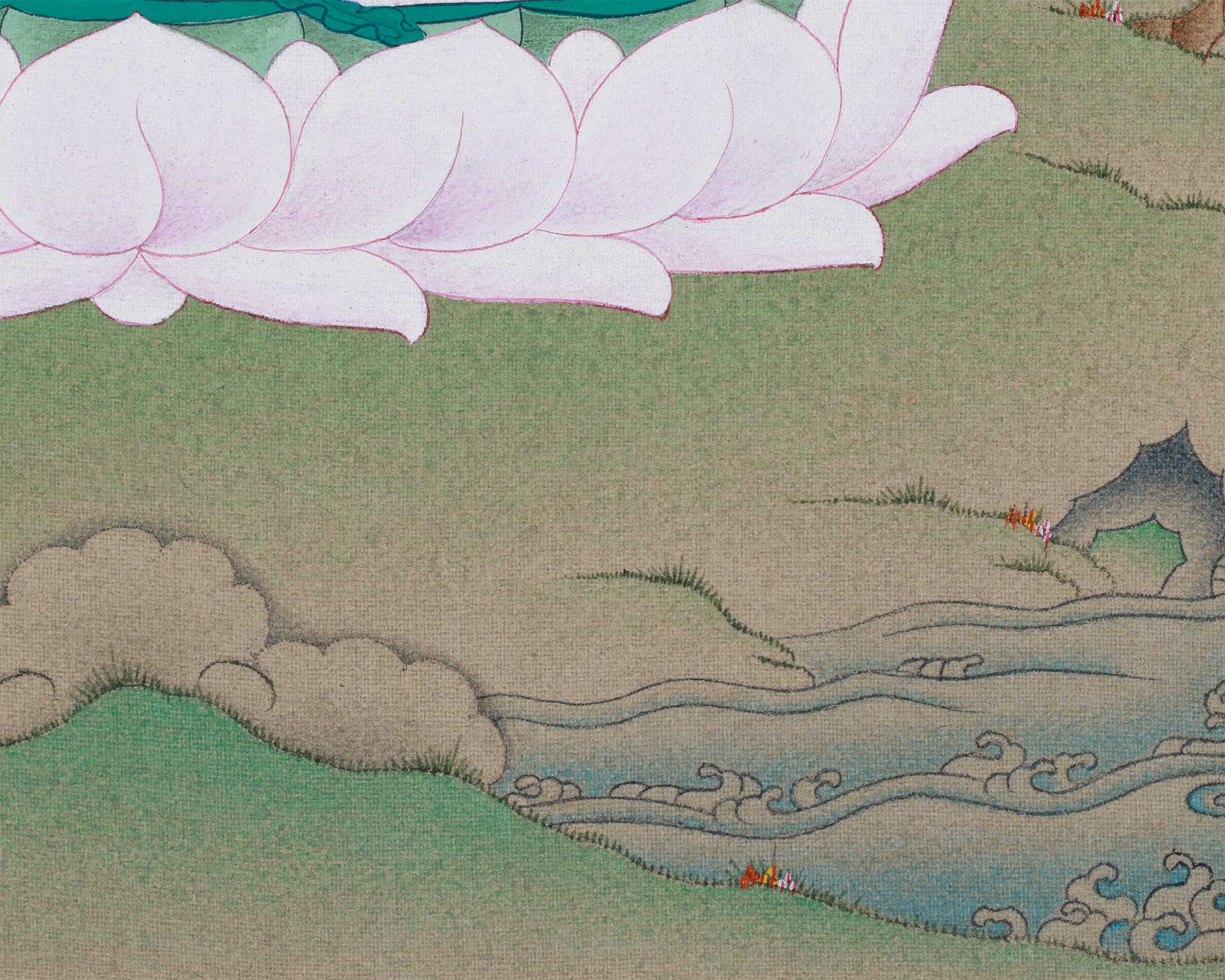 Bodhisattva of Purification, Vajrasattva | Thangka for Karma Cleansing