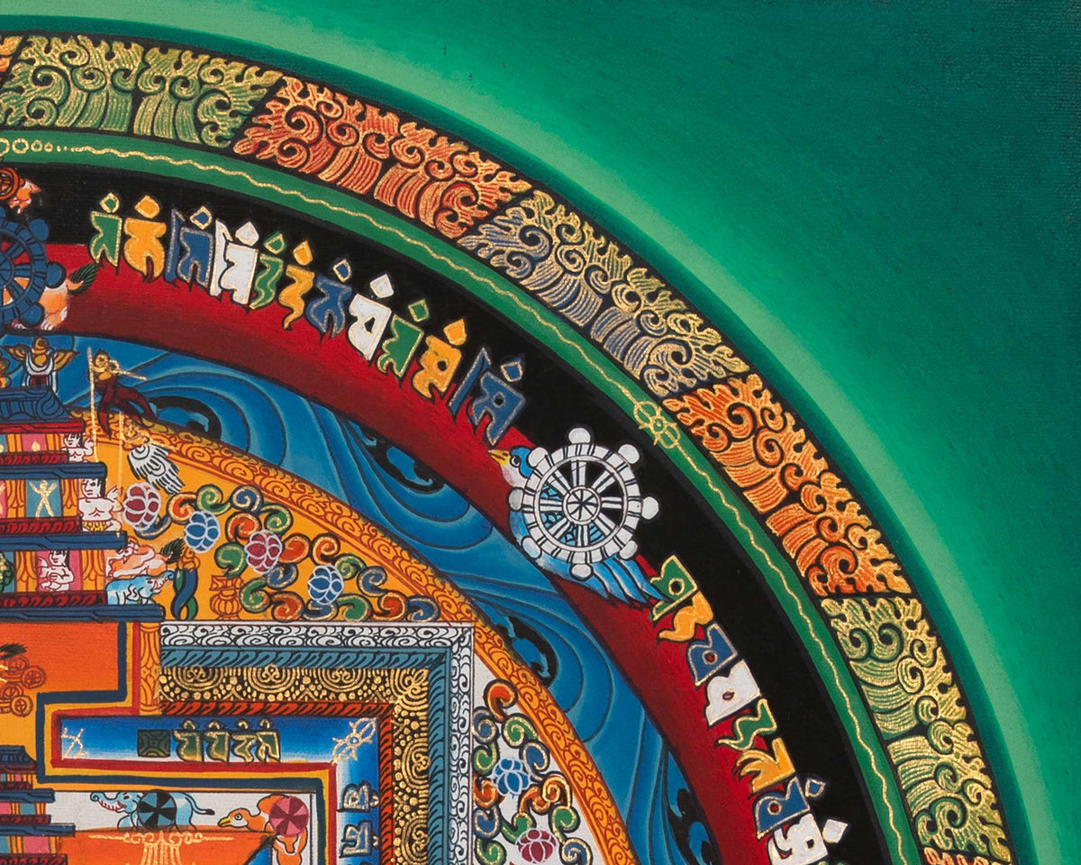 Kalachakra Mandala | Small Size Wall Decoration Painting