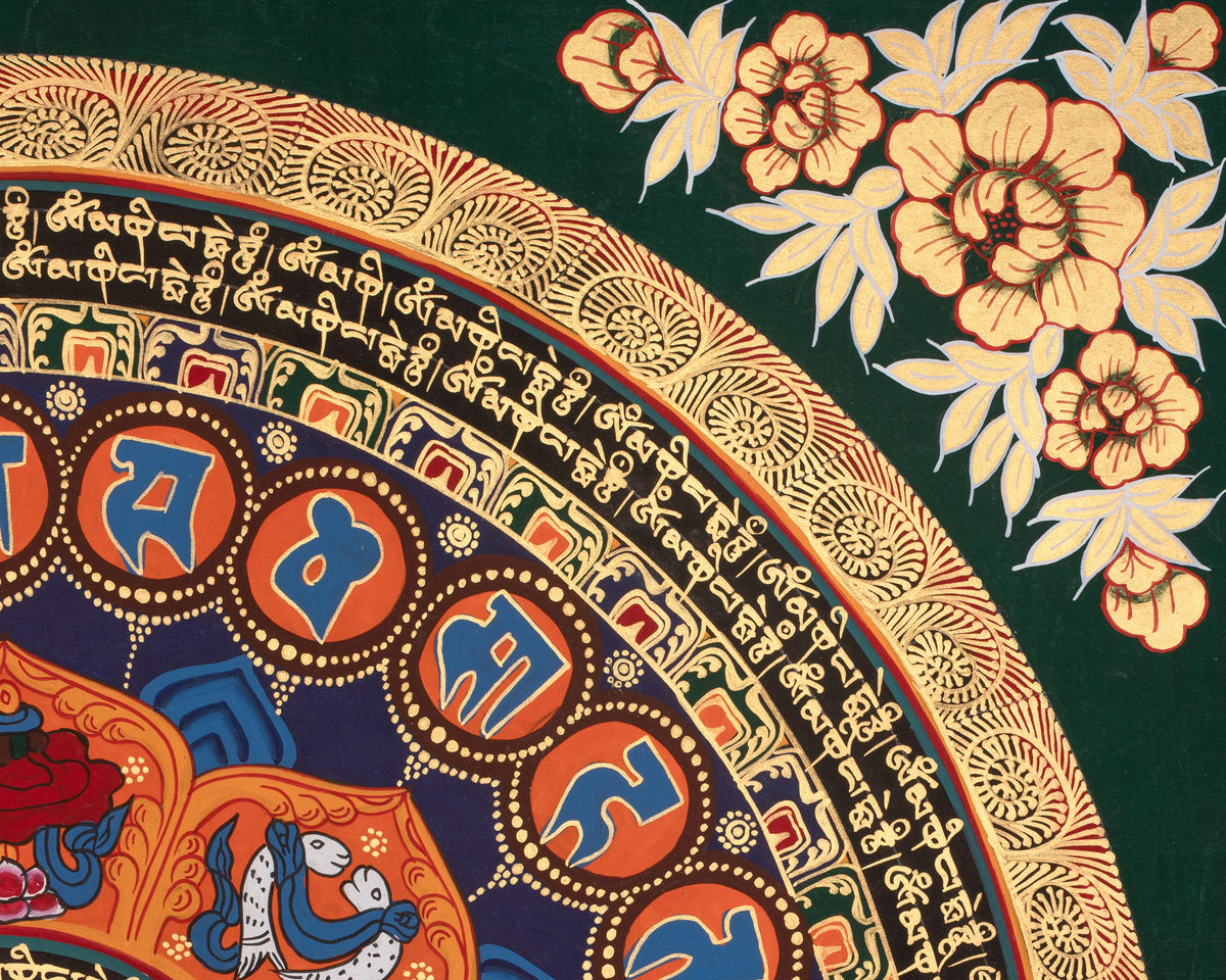 Eight Auspicious Symbols Mantra Mandala | The Universe and The Path To Enlightenment