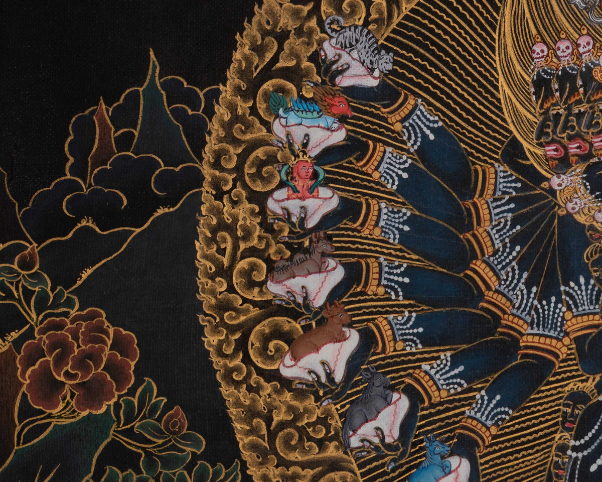 Hevajra Thangka Painting | Tantric Deity of Enlightened Wisdom