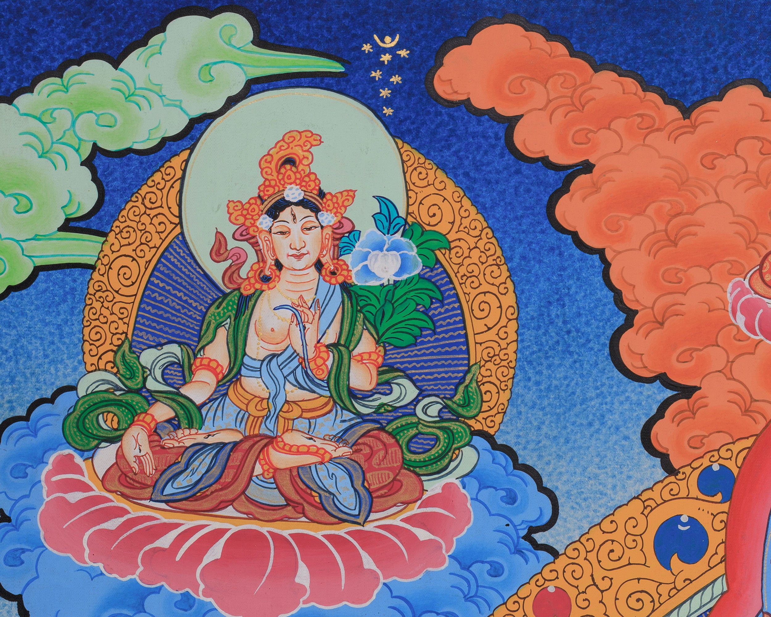 Tibetan Bodhisattva 1000 Armed Avalokiteshvara | Compassionate Protector of All Beings