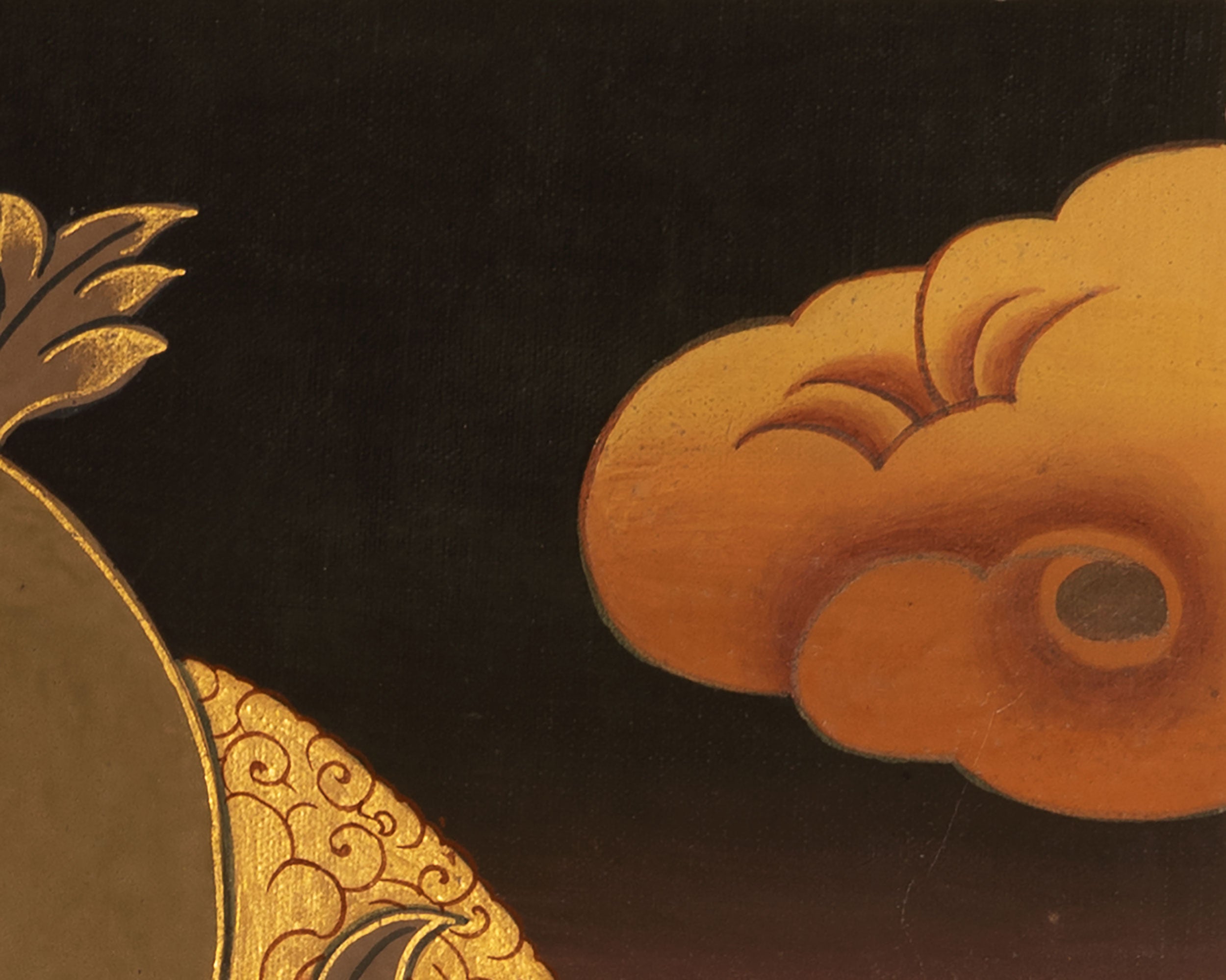 Small Green Tara Thangka | Religious Art For Wall Decor