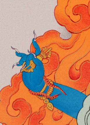 Bodhisattva Vajrapani Thangka | Tibetan Buddhist Art