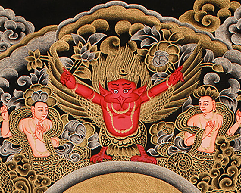 Rig Sum Gonpo | The Triad of Bodhisattvas Avalokiteshvara, Manjushri, and Vajrapani