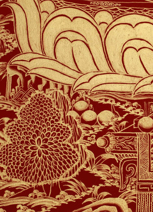 Red Amida Buddha Thangka | Lord of the Western Pure Land and Infinite Light