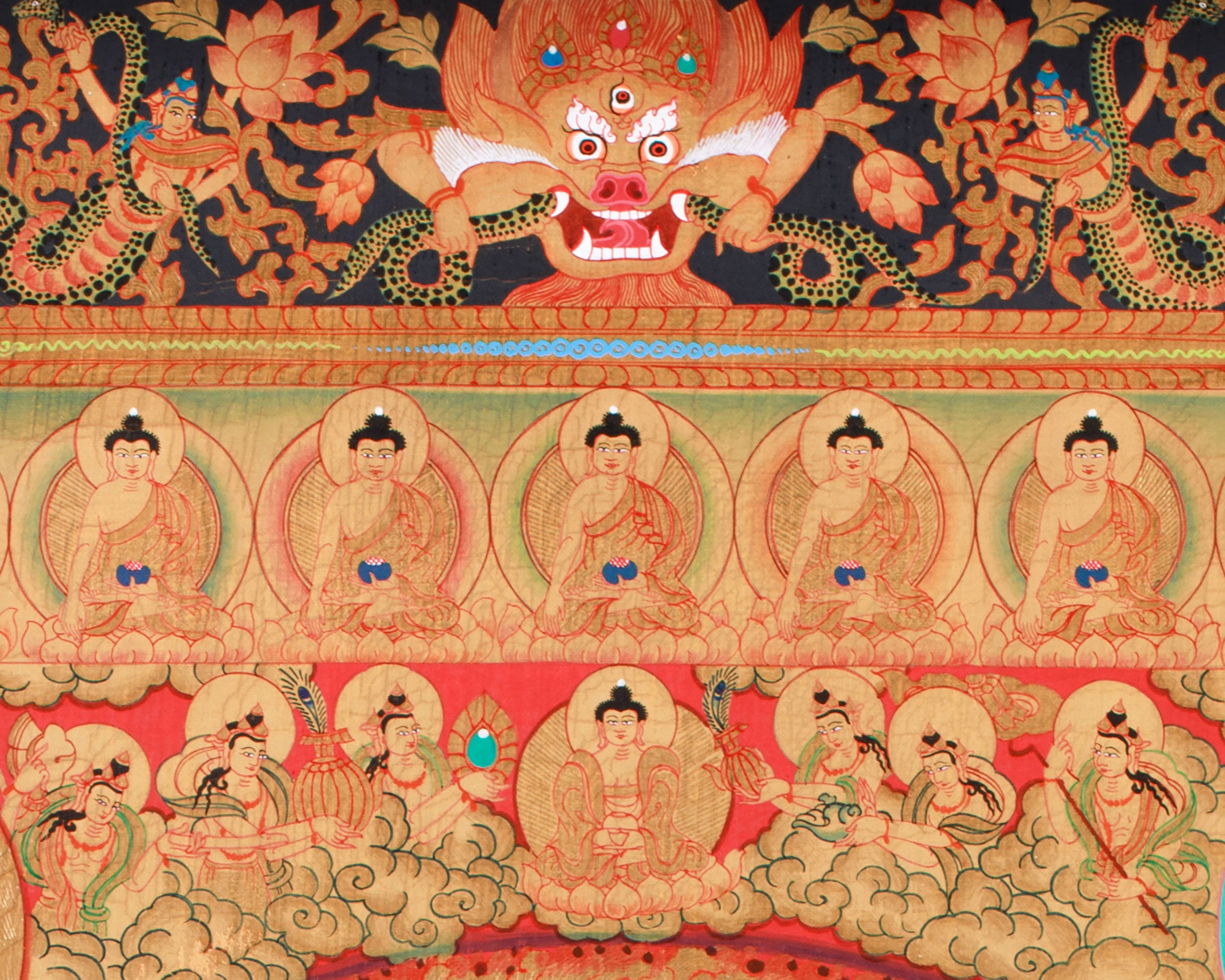 Golden Sita Tara Mandala | Sacred Symbol of Compassion & Wisdom