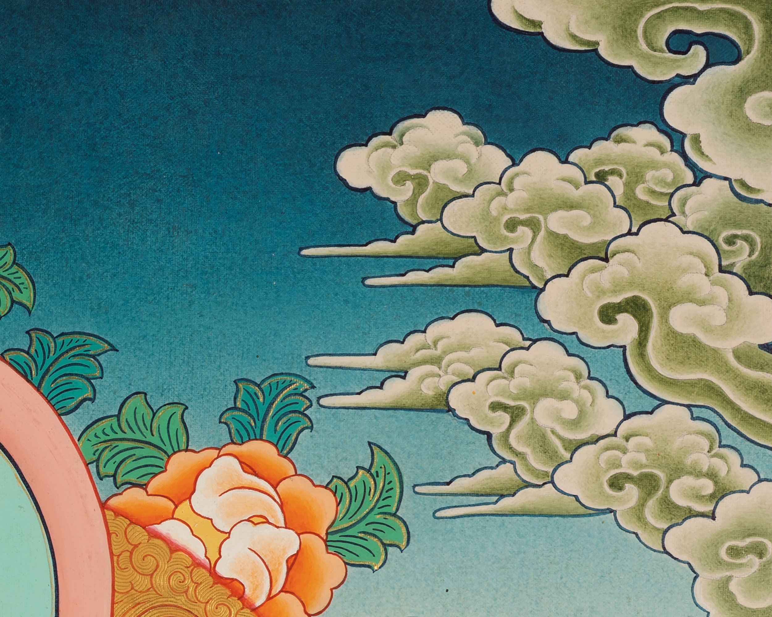 Quality White Tara Thangka | Traditional Buddhist Wall Hanging