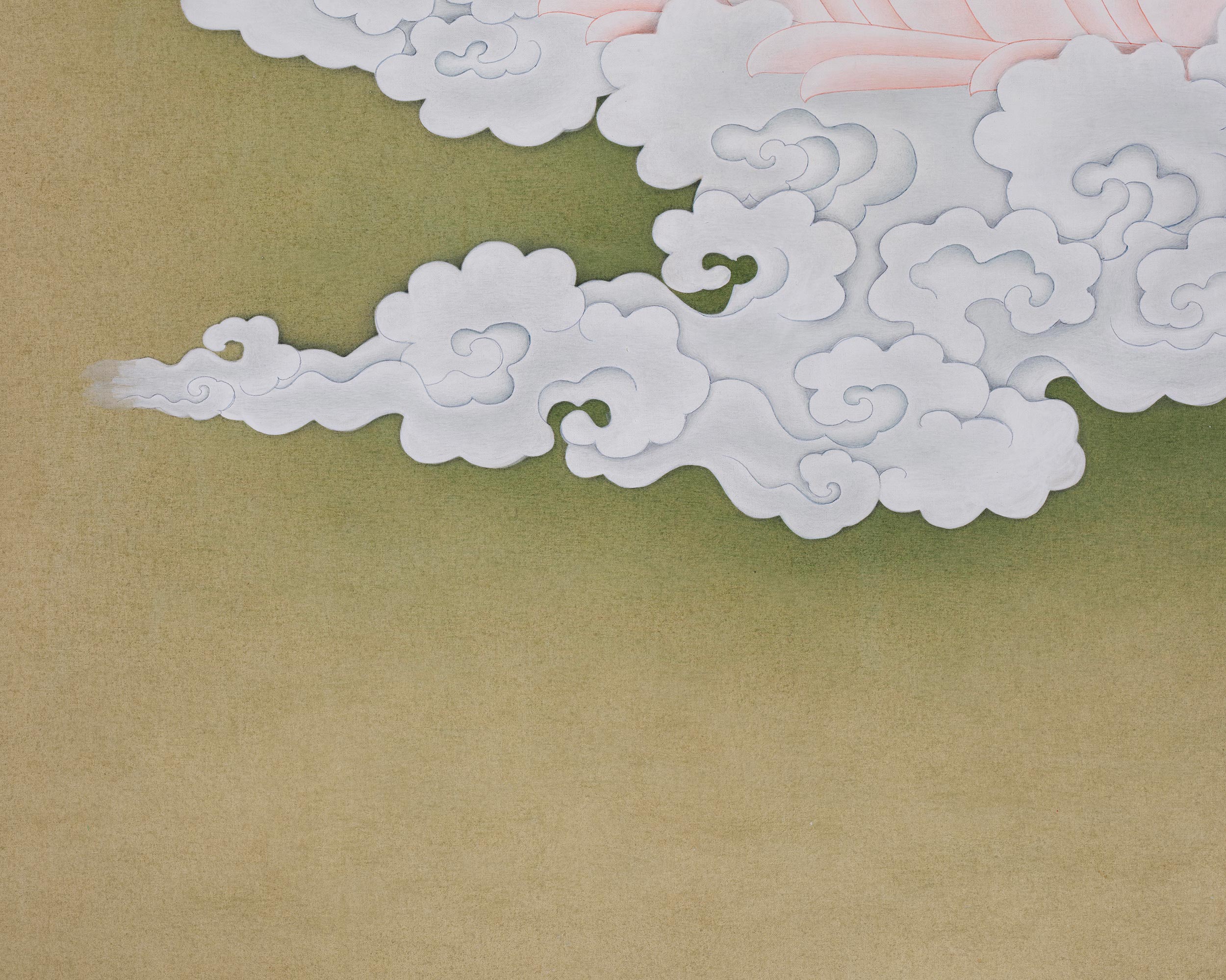 Original Hand-Painted Four-Armed Avalokiteshvara | A Majestic Thangka of Infinite Compassion