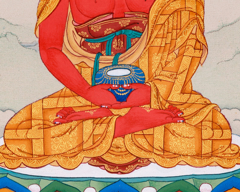 Buddha of Pure Land Amitabha Thangka | Beacon of Infinite Light and Compassion