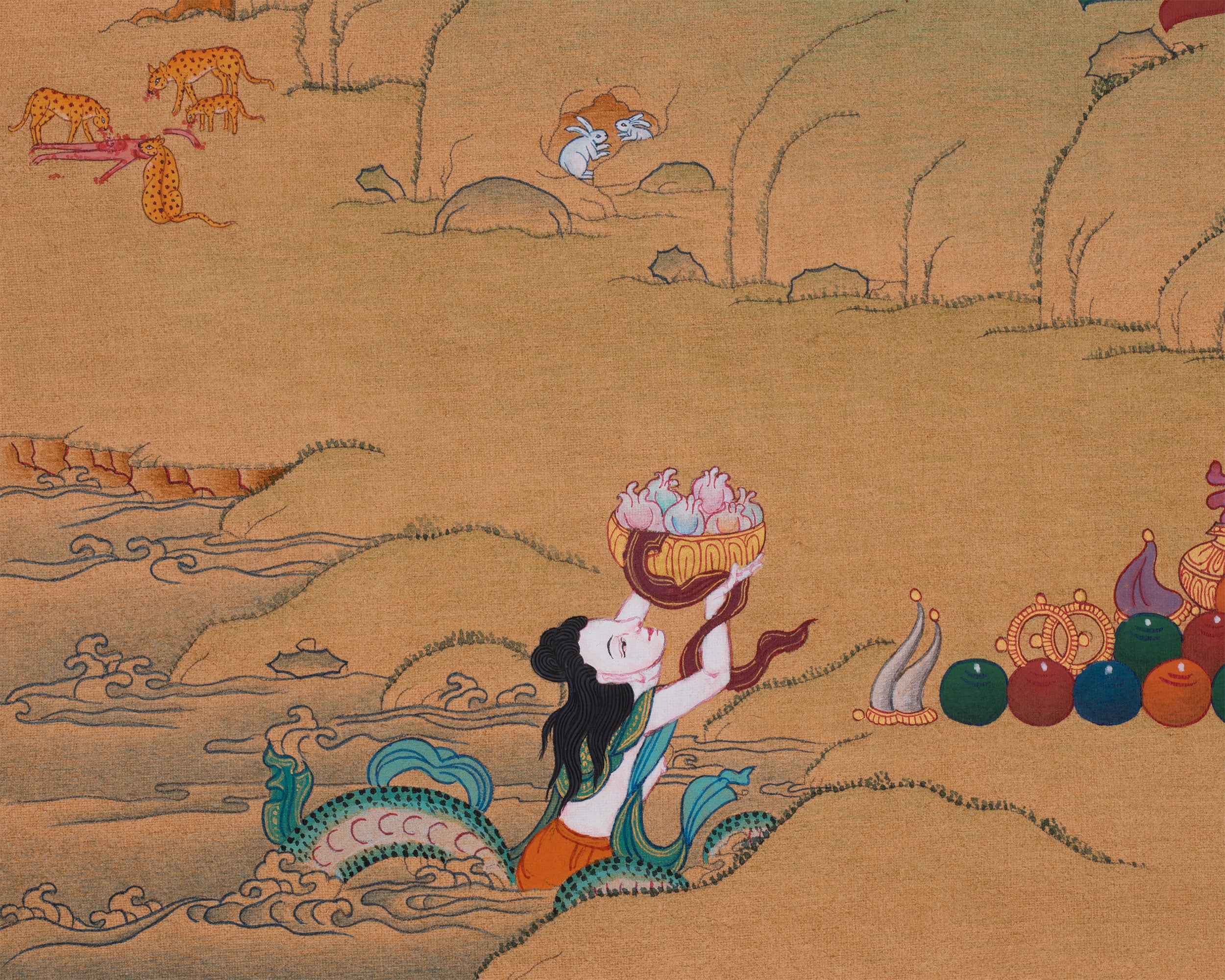 Tantric Guru Padmasambhava Thangka | Sacred Symbol of Wisdom and Transformation