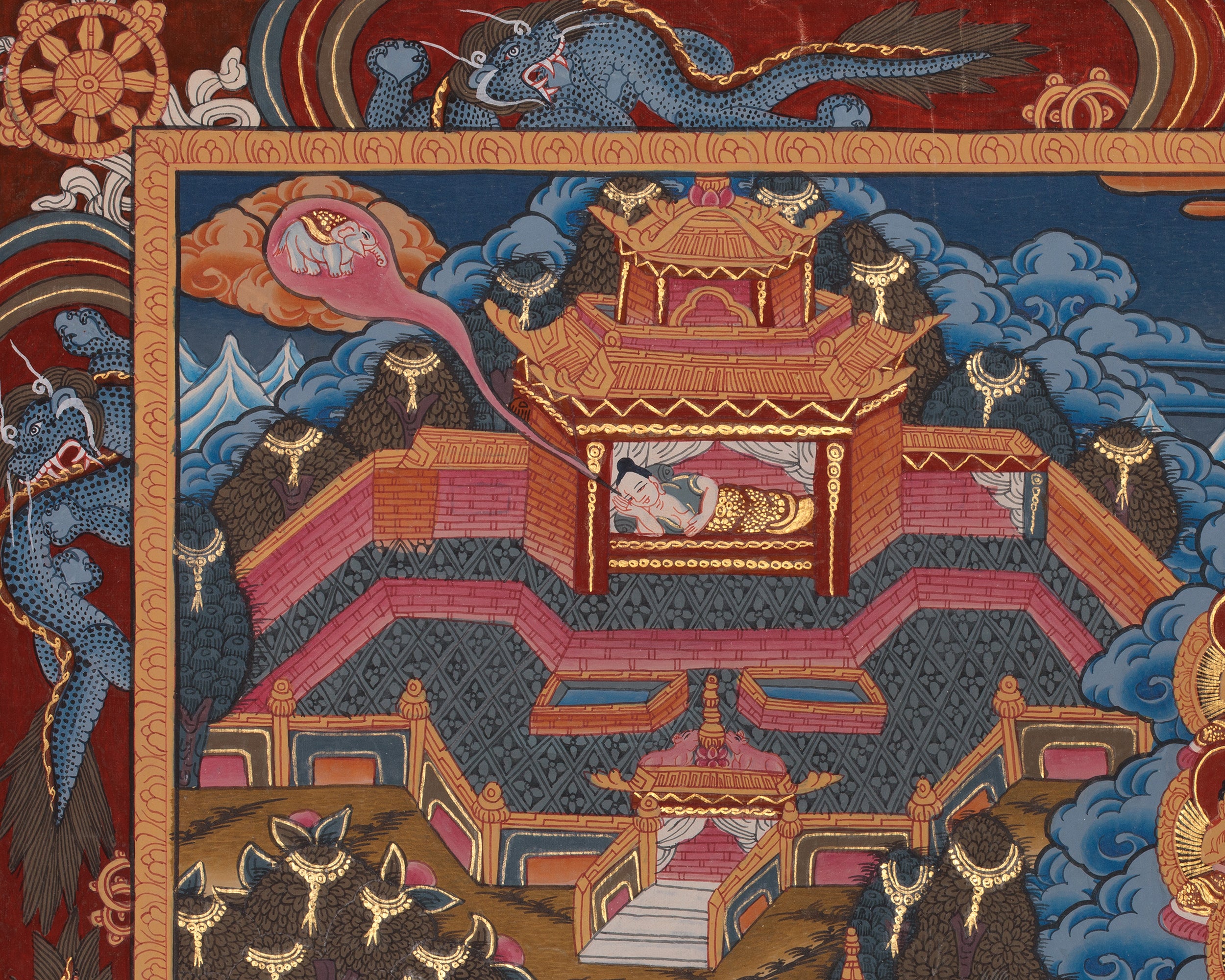 Buddha Mandala Himalayan Artwork | Wisdom and Awakening