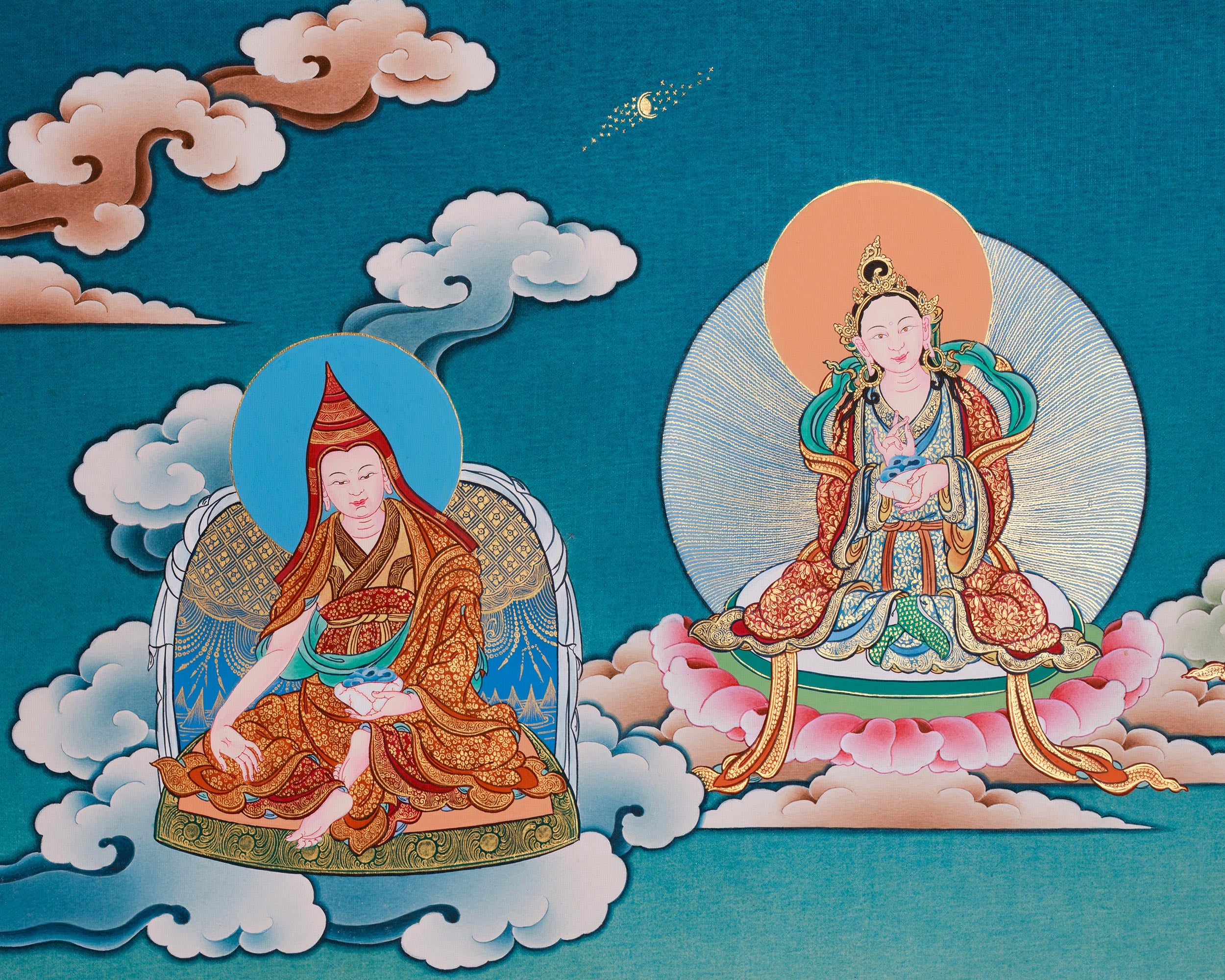 Troma Nagmo Dakini Thangka | High Quality Giclee Canvas Print | Yogini Print